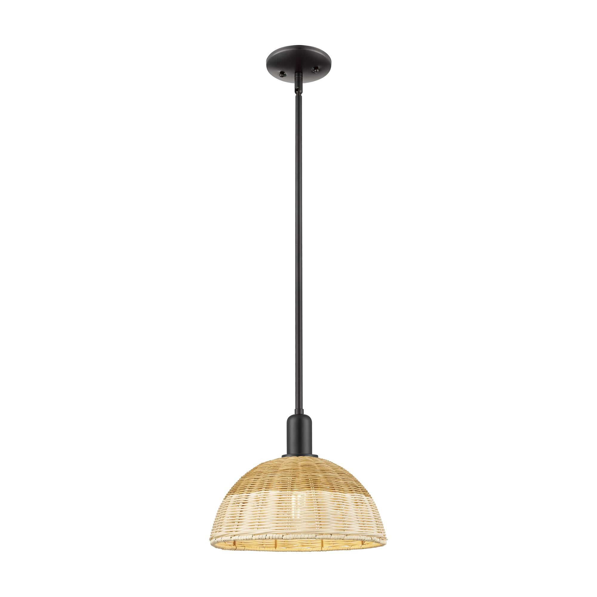 Shown in Matte Black finish and Natural shade