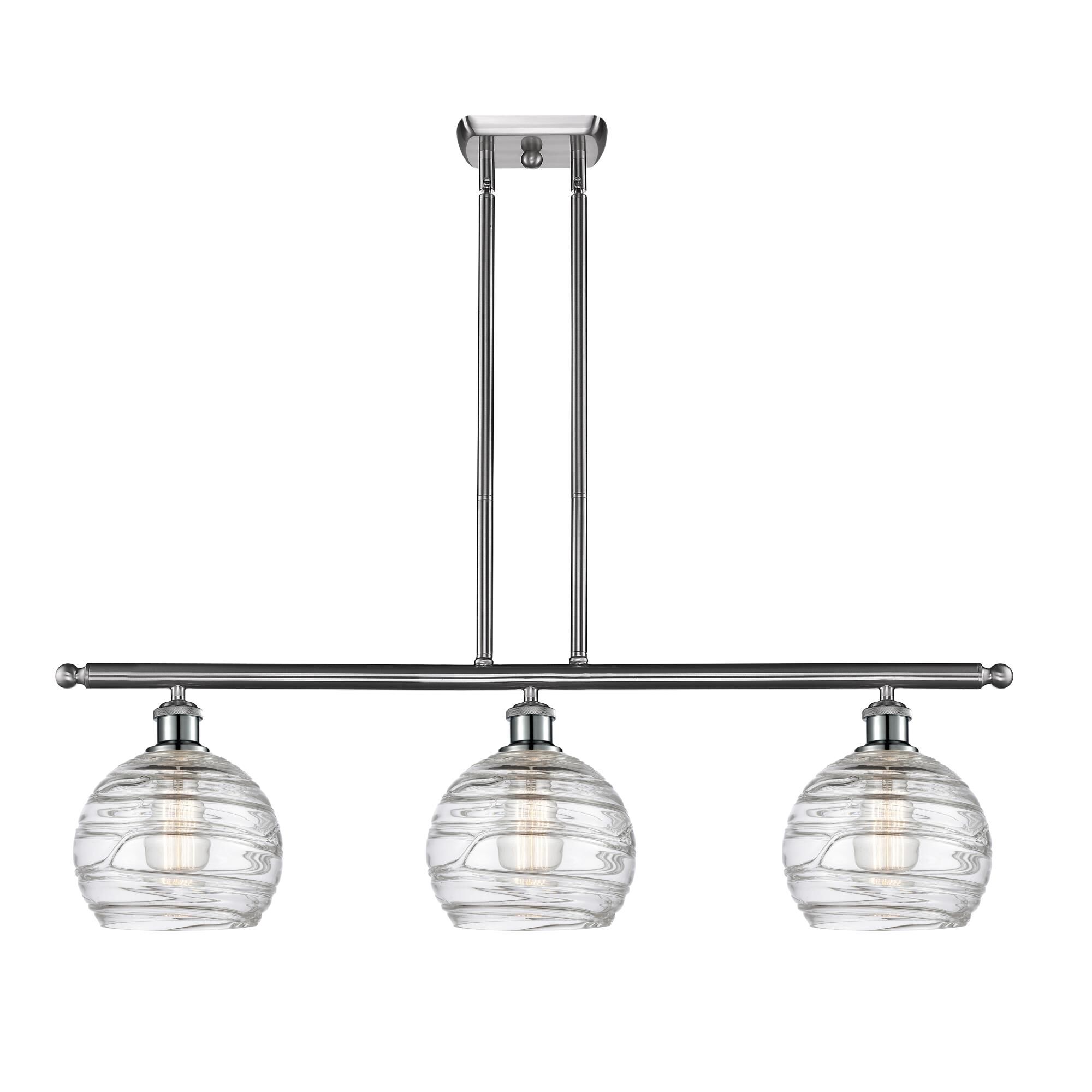 Bruno Marashlian Athens Deco Swirl 36 Inch Linear Suspension Light by Innovations Lighting