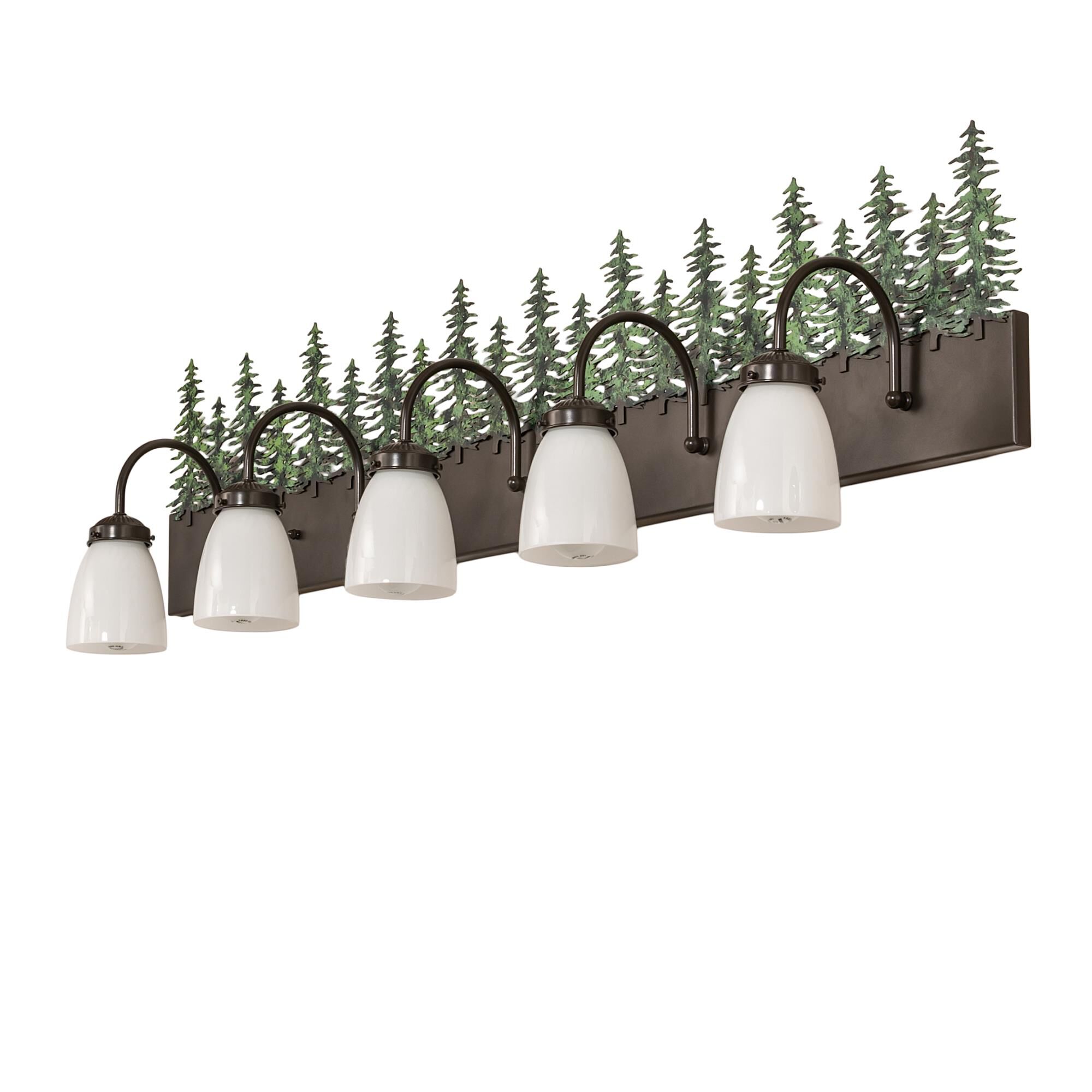 Tall Pines 48 Inch 5 Light Bath Vanity Light by Meyda Lighting
