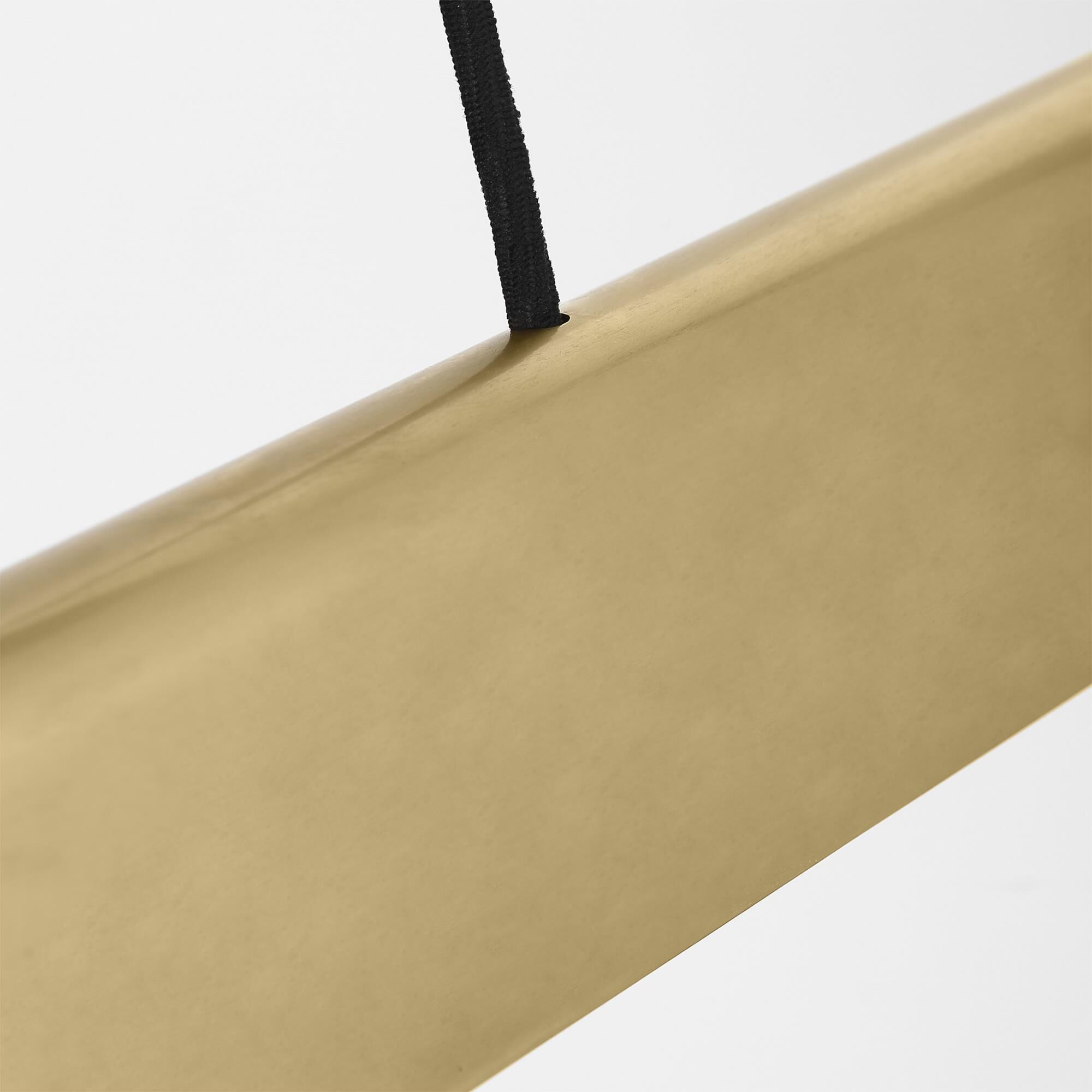 Shown in Hand-Rubbed Antique Brass finish and Brass shade