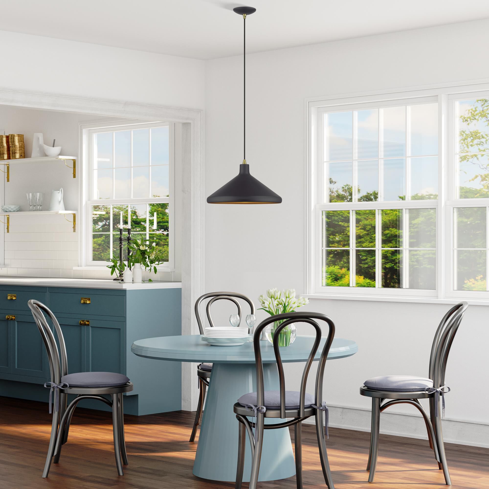 Geneva 15 Inch Large Pendant by Livex Lighting