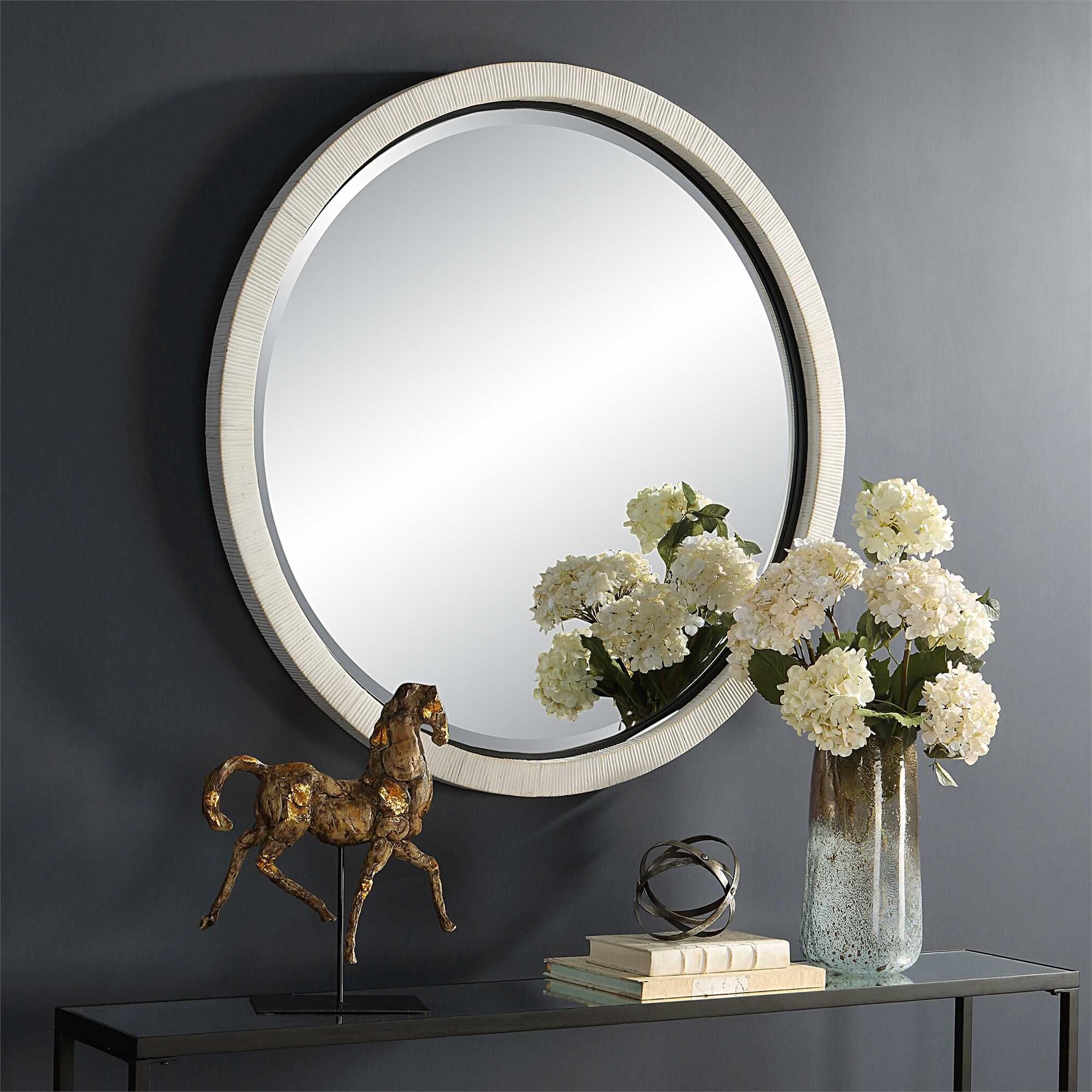 Granada Round Mirror Decorative Mirrors by Uttermost