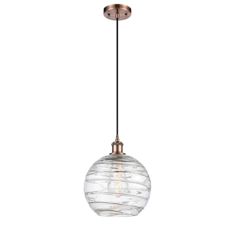 Bruno Marashlian Athens Deco Swirl 10 Inch Mini Pendant by Innovations Lighting