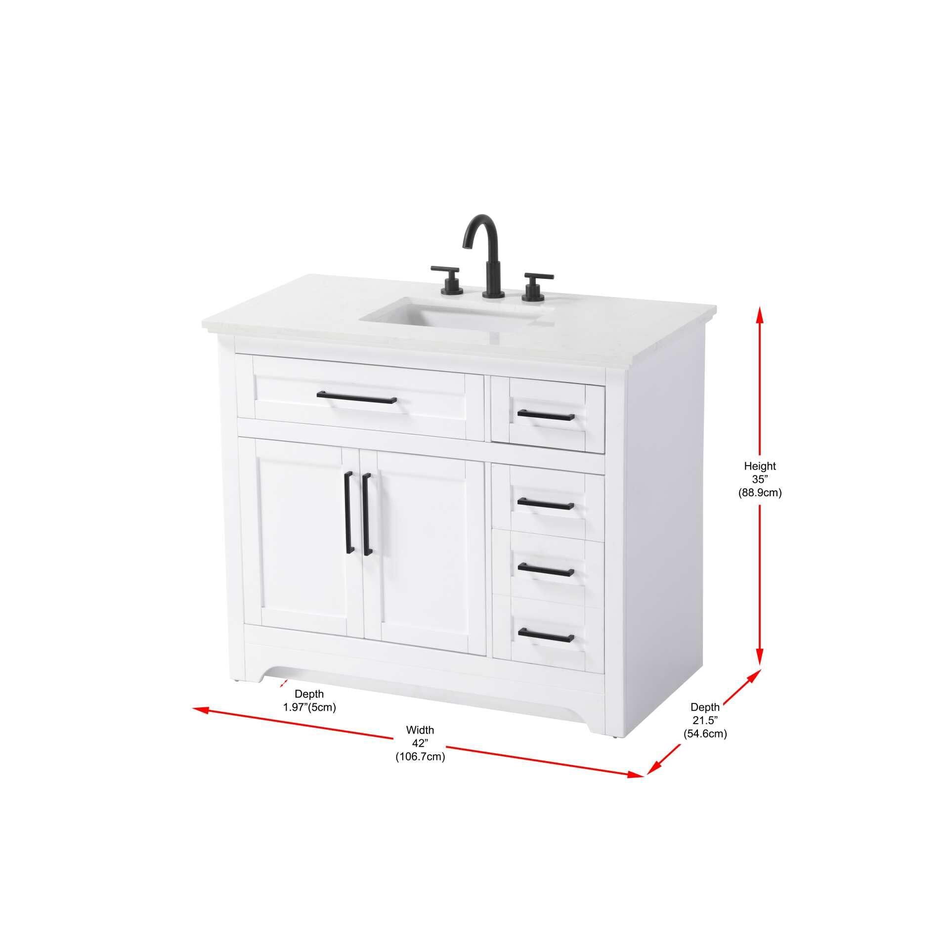 Shown in White finish