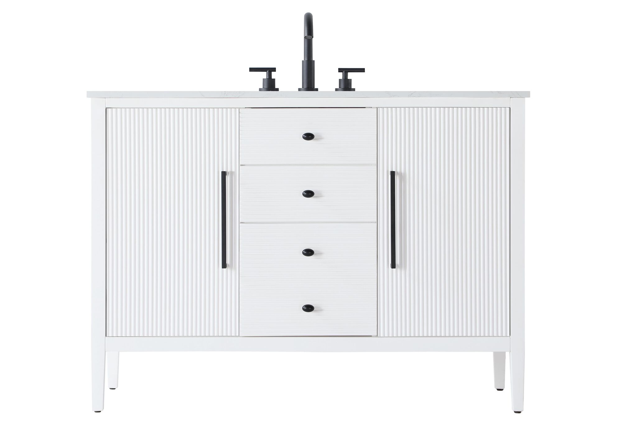 Shown in White finish
