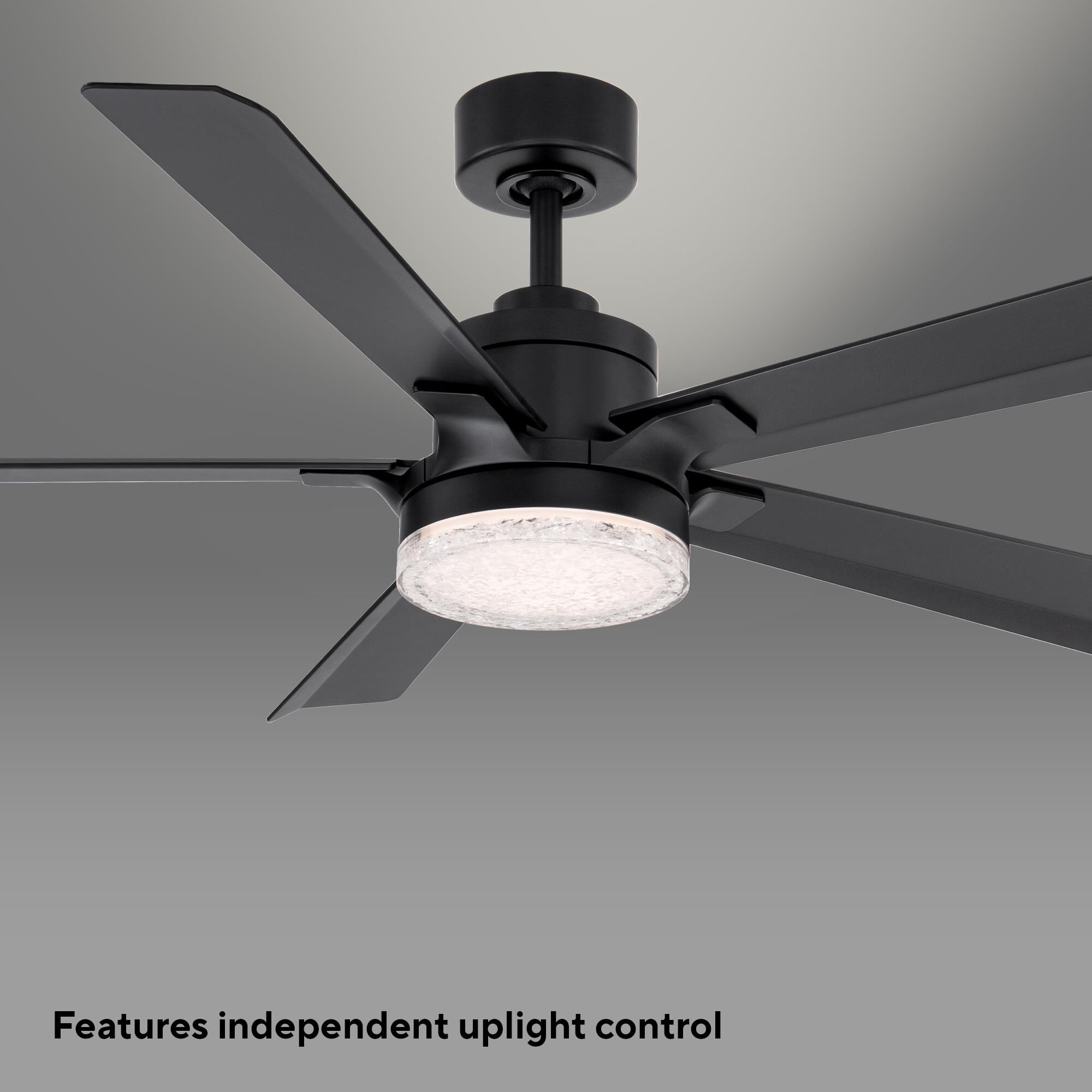 Radiant 56 Inch Ceiling Fan with Light Kit,