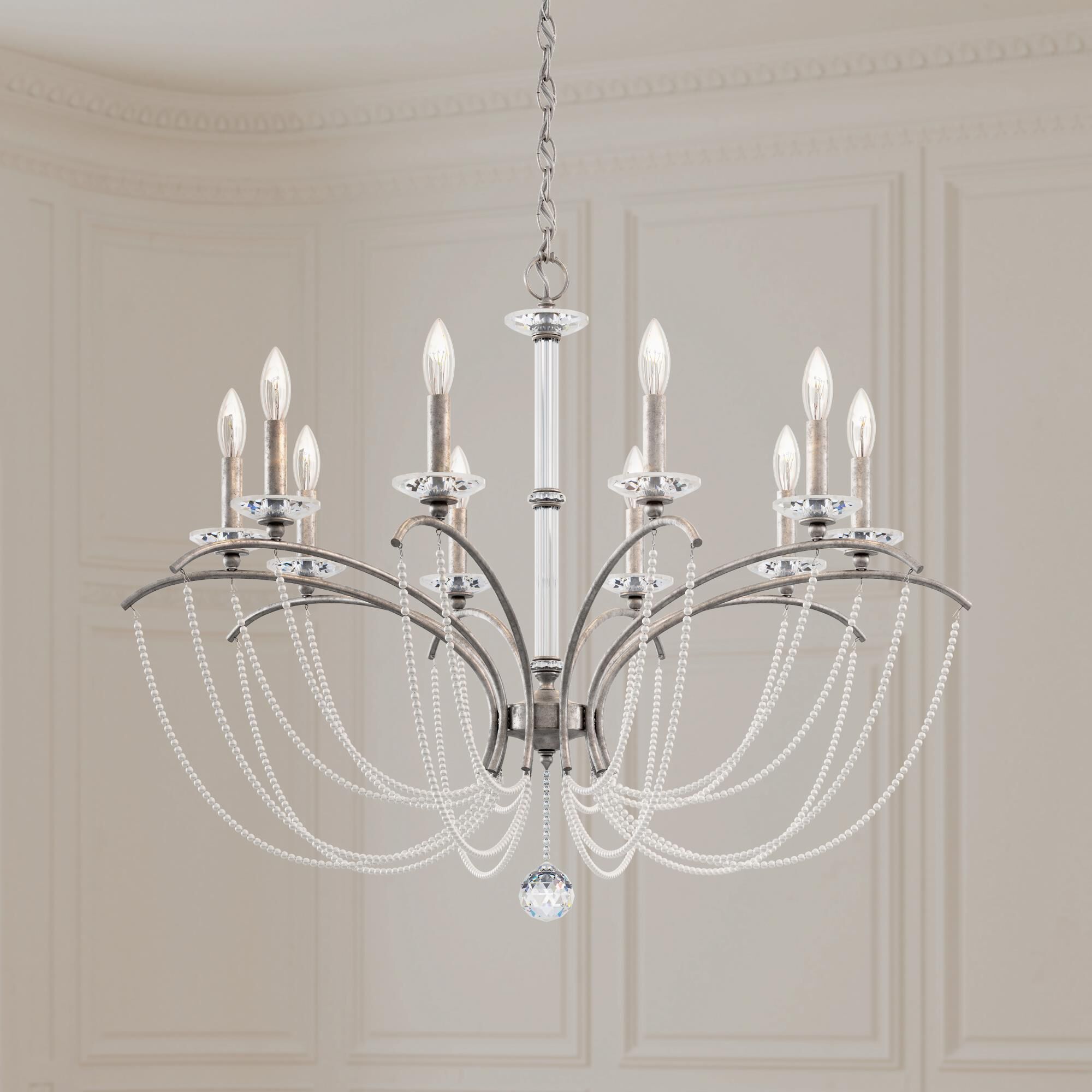 Priscilla 10 Light Chandelier by Schonbek