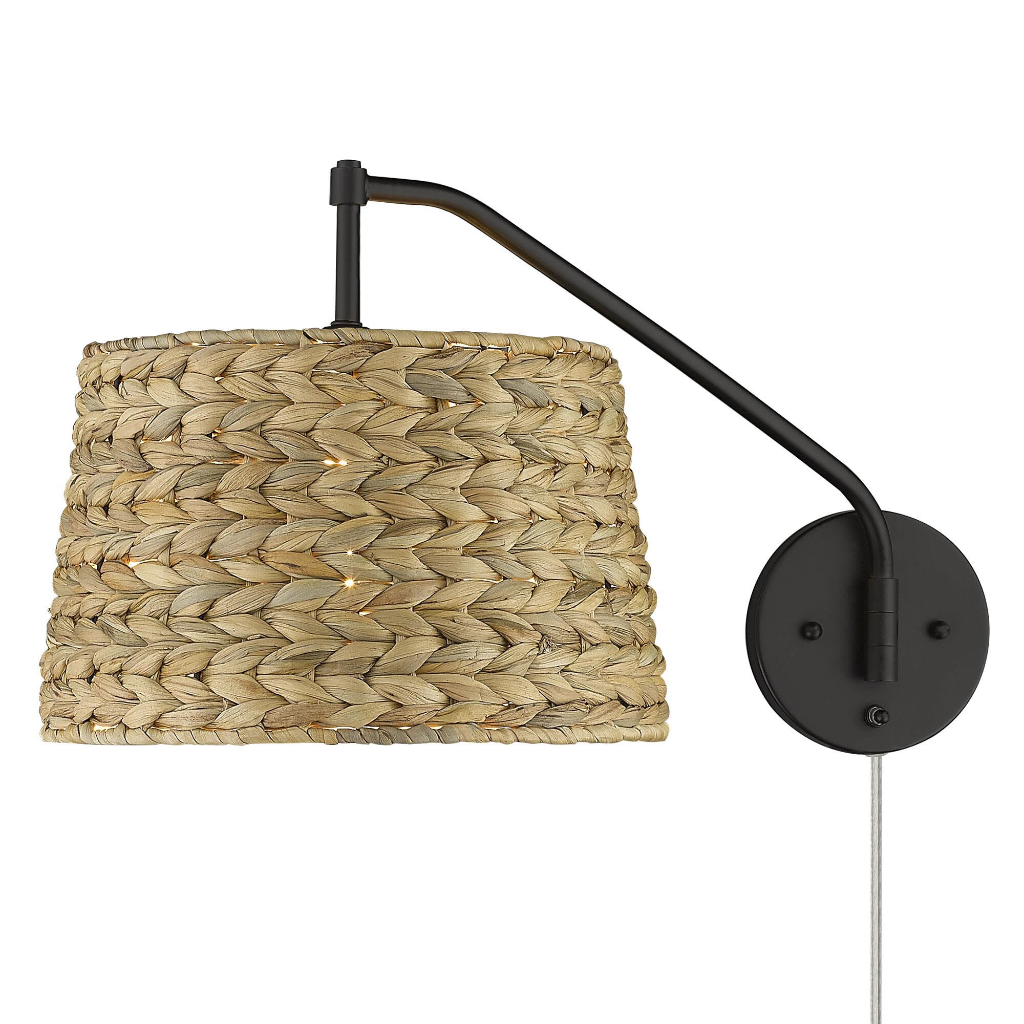 Ryleigh 19 Inch Wall Swing Lamp by Golden Lighting