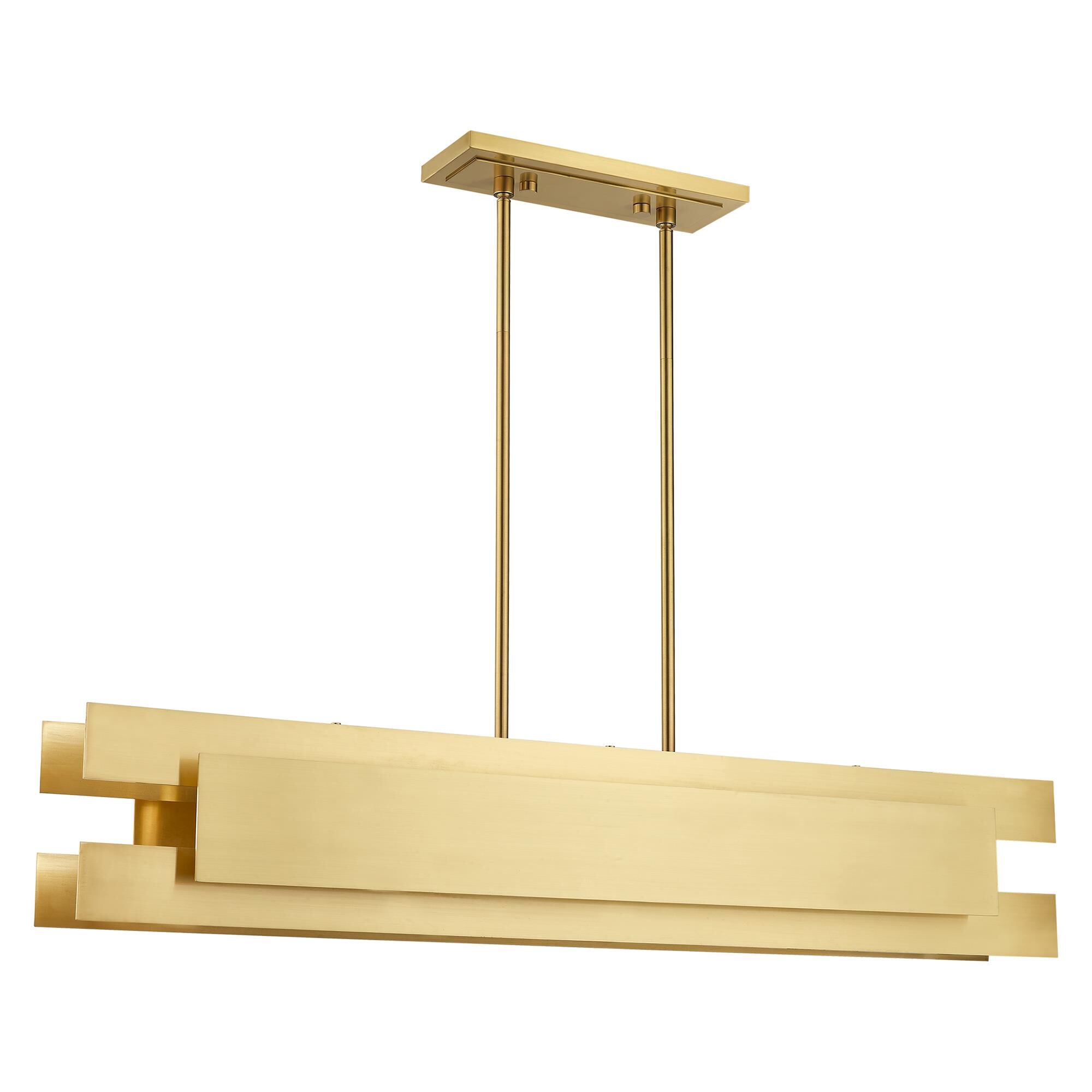 Varick 46 Inch 5 Light Linear Suspension Light by Livex Lighting