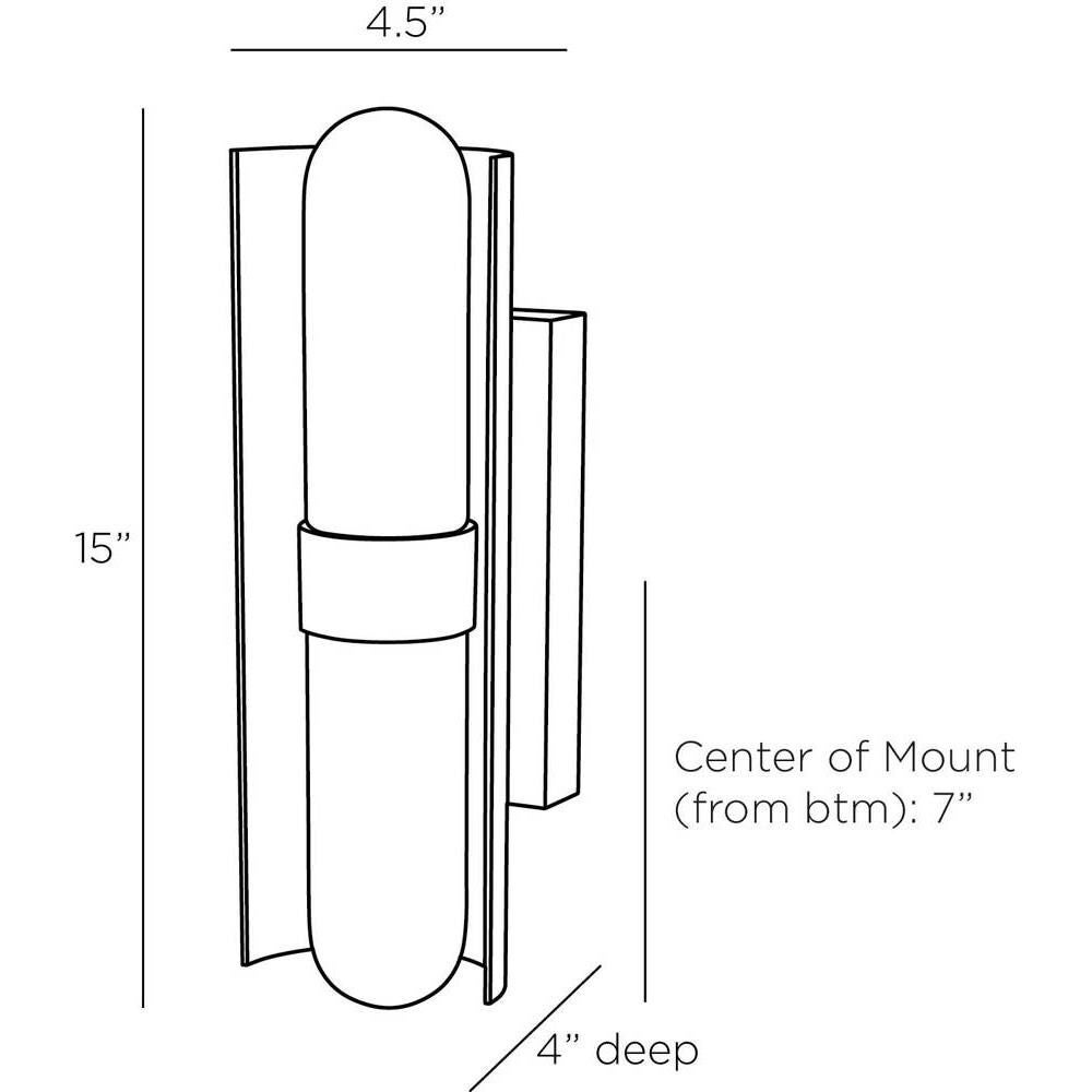 Bretman 15 Inch Wall Sconce by Arteriors Home