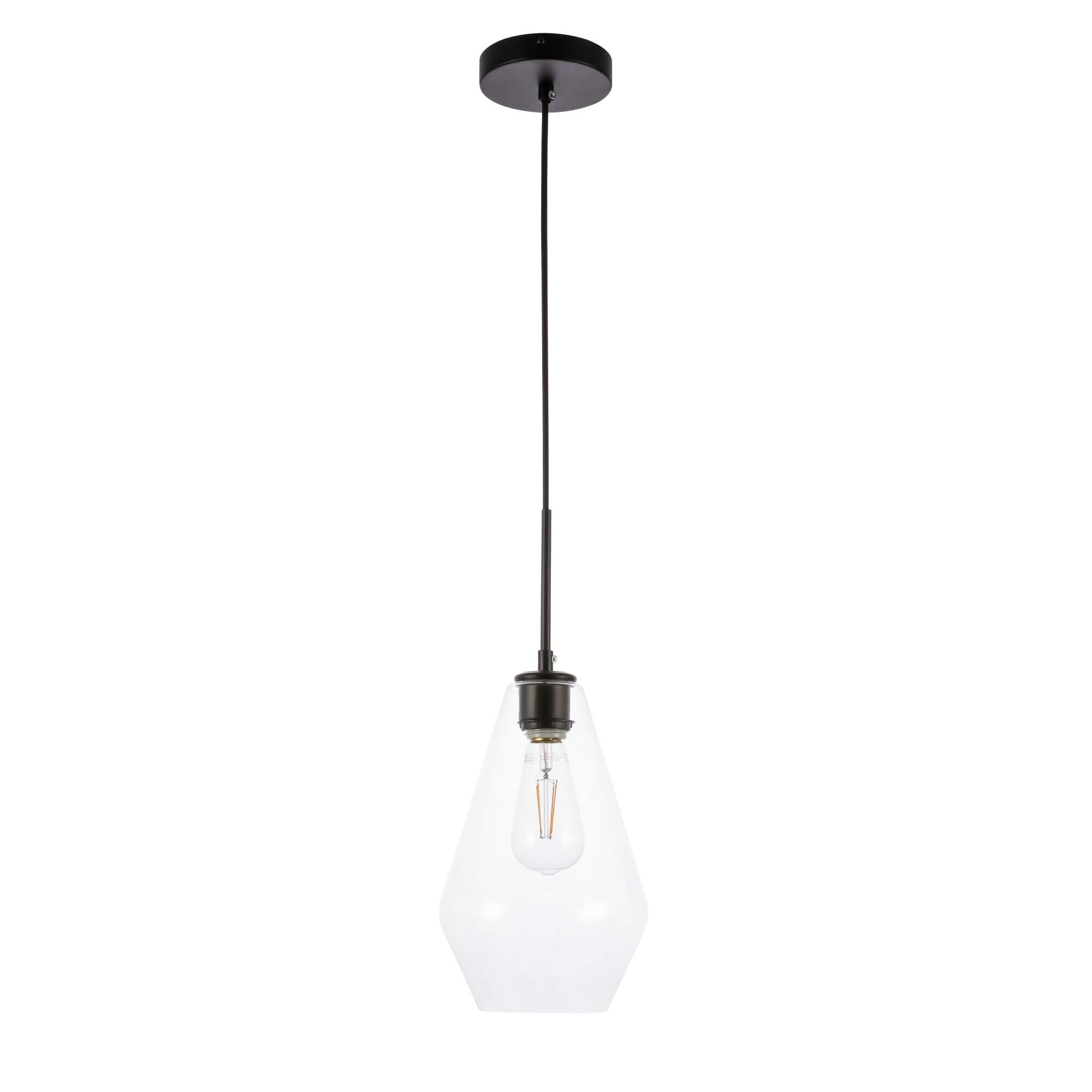 Gene 7 Inch Mini Pendant by Elegant Lighting