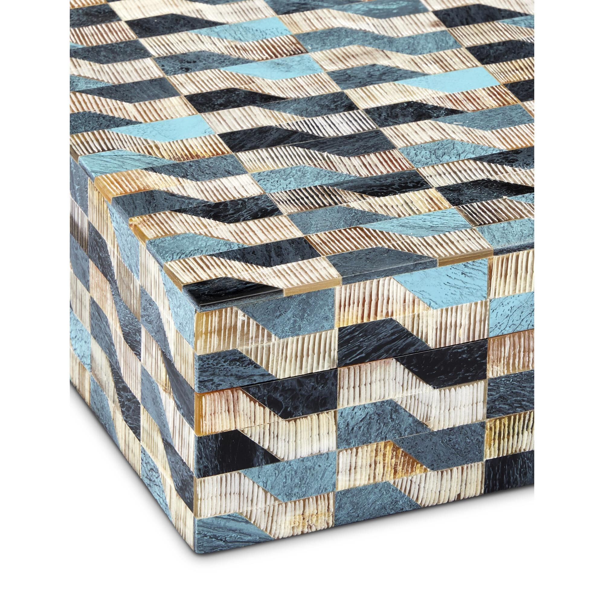 Shown in Blue, Natural and Linen finish