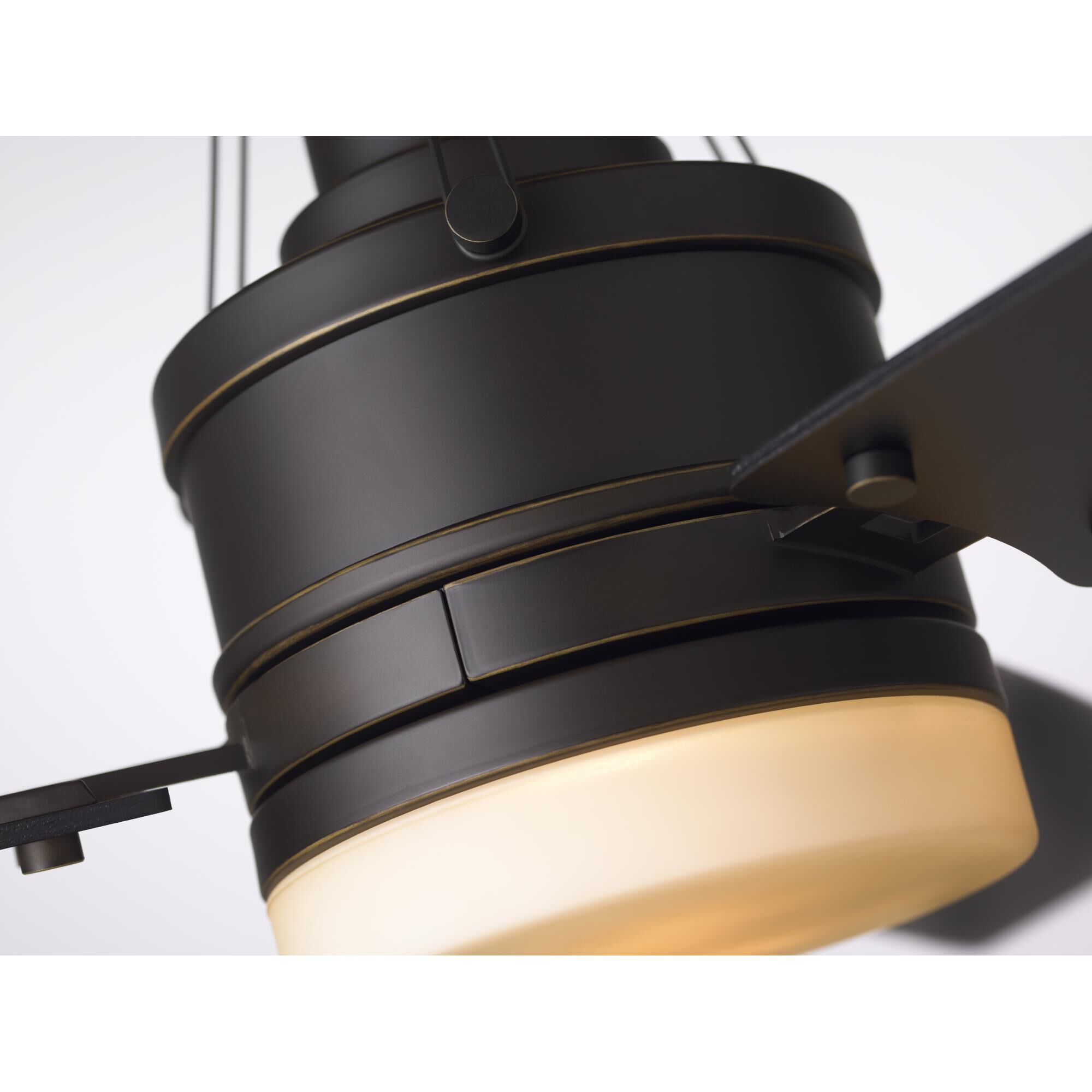 Shown in Golden Espresso finish and Sandstone glass 