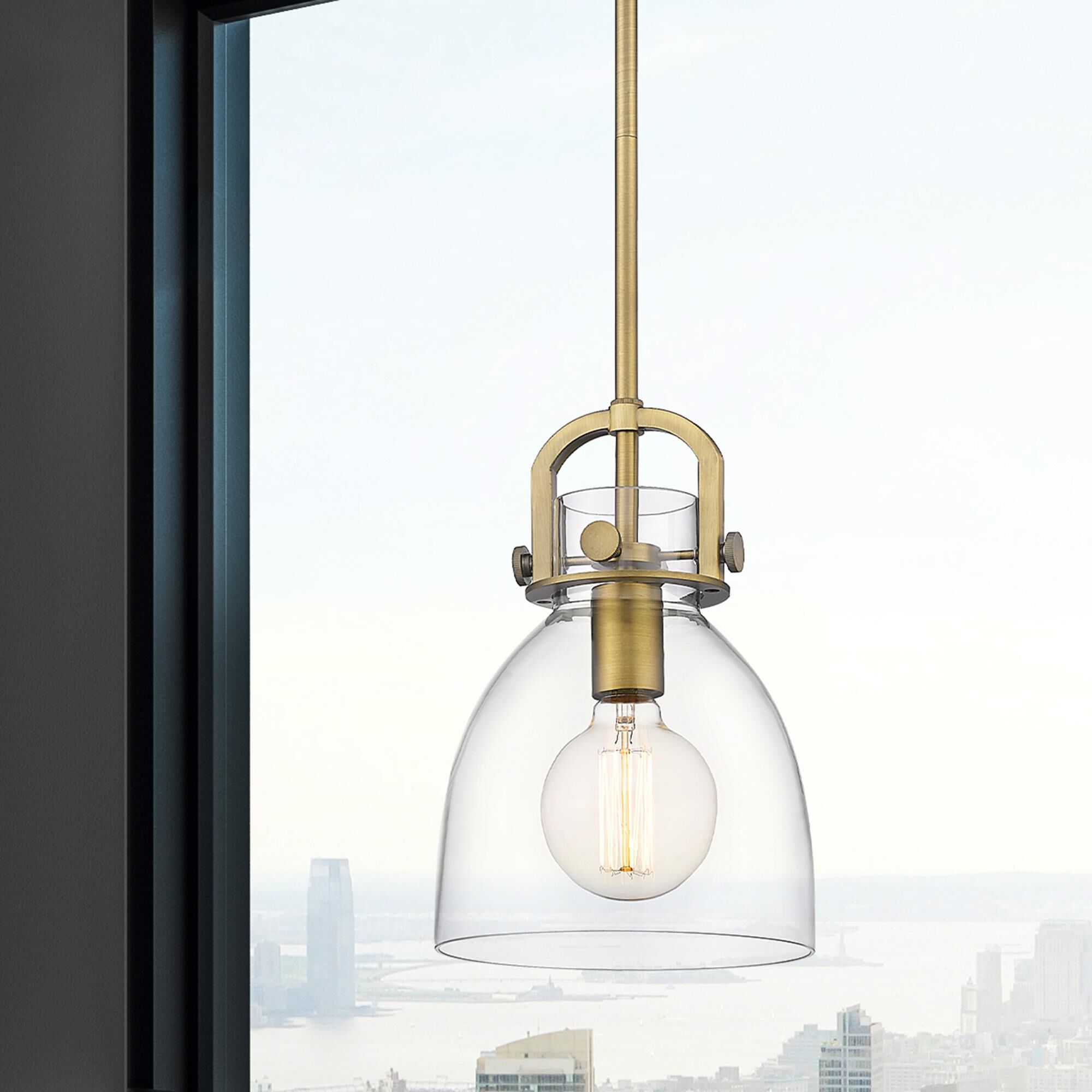 Bruno Marashlian Newton Bell 8 Inch Mini Pendant by Innovations Lighting