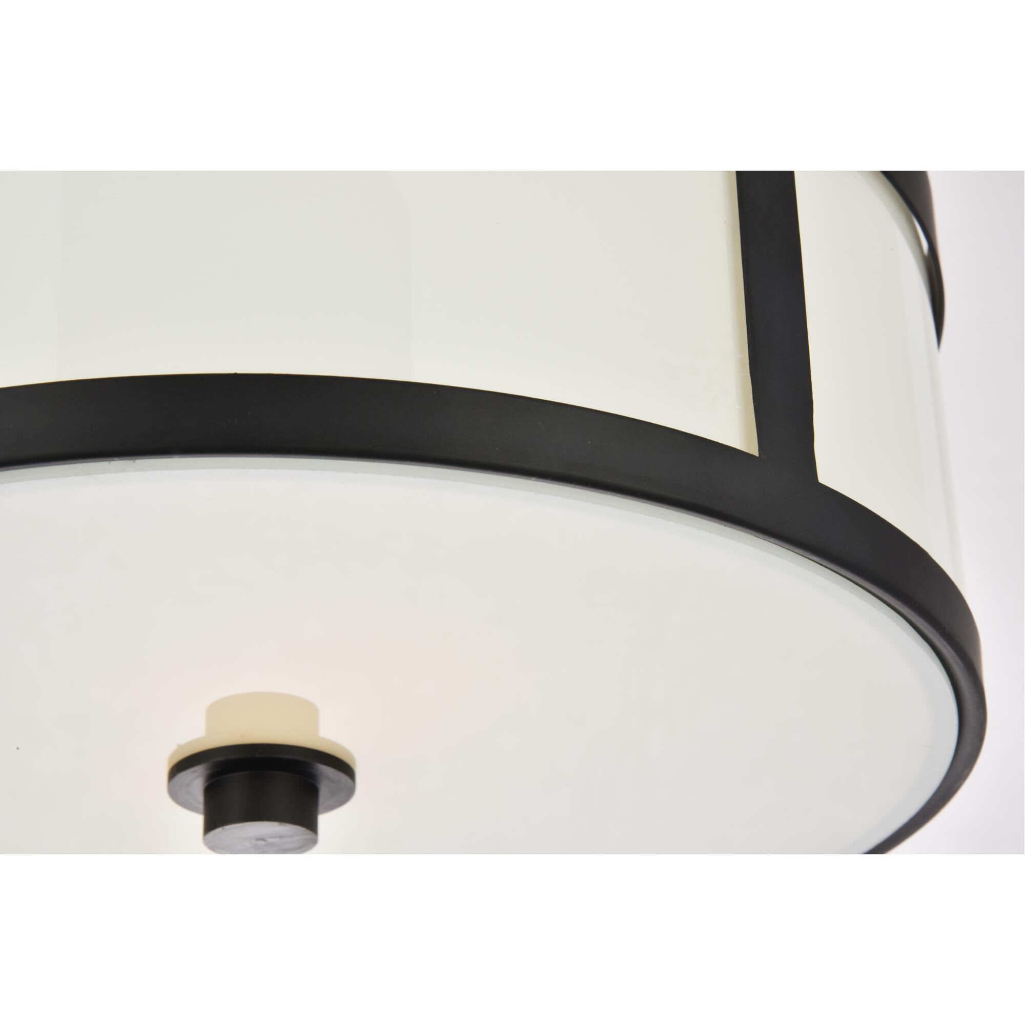 Hadrian 12 Inch 2 Light Flush Mount by Elegant Lighting
