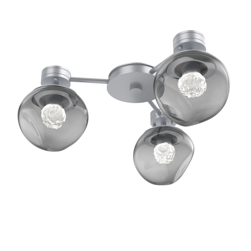 Levi Wilson Luna 23 Inch Semi Flush Mount by Hammerton Studio