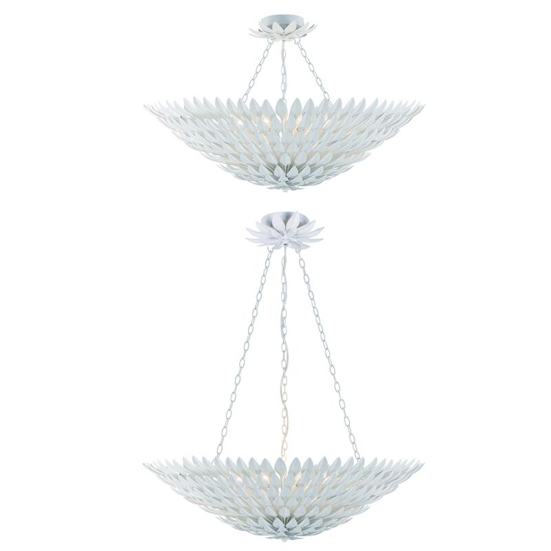 Broche 30 Inch 8 Light Chandelier by Crystorama