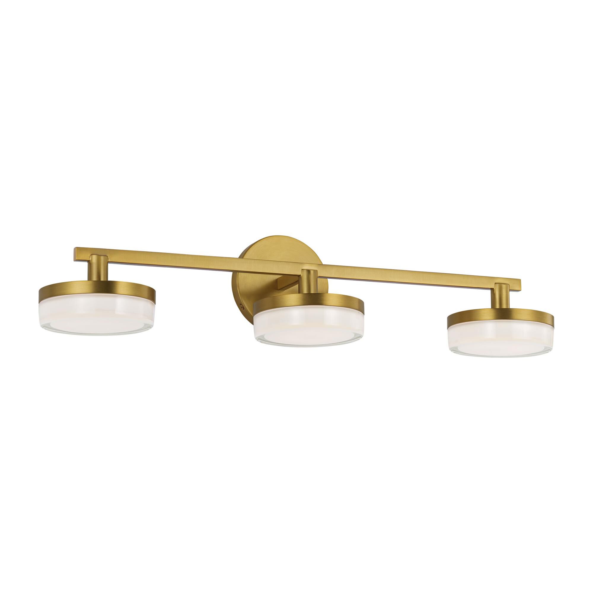 Shown in Burnished Brass finish and Silk Screen White Inside Clear Outside glass