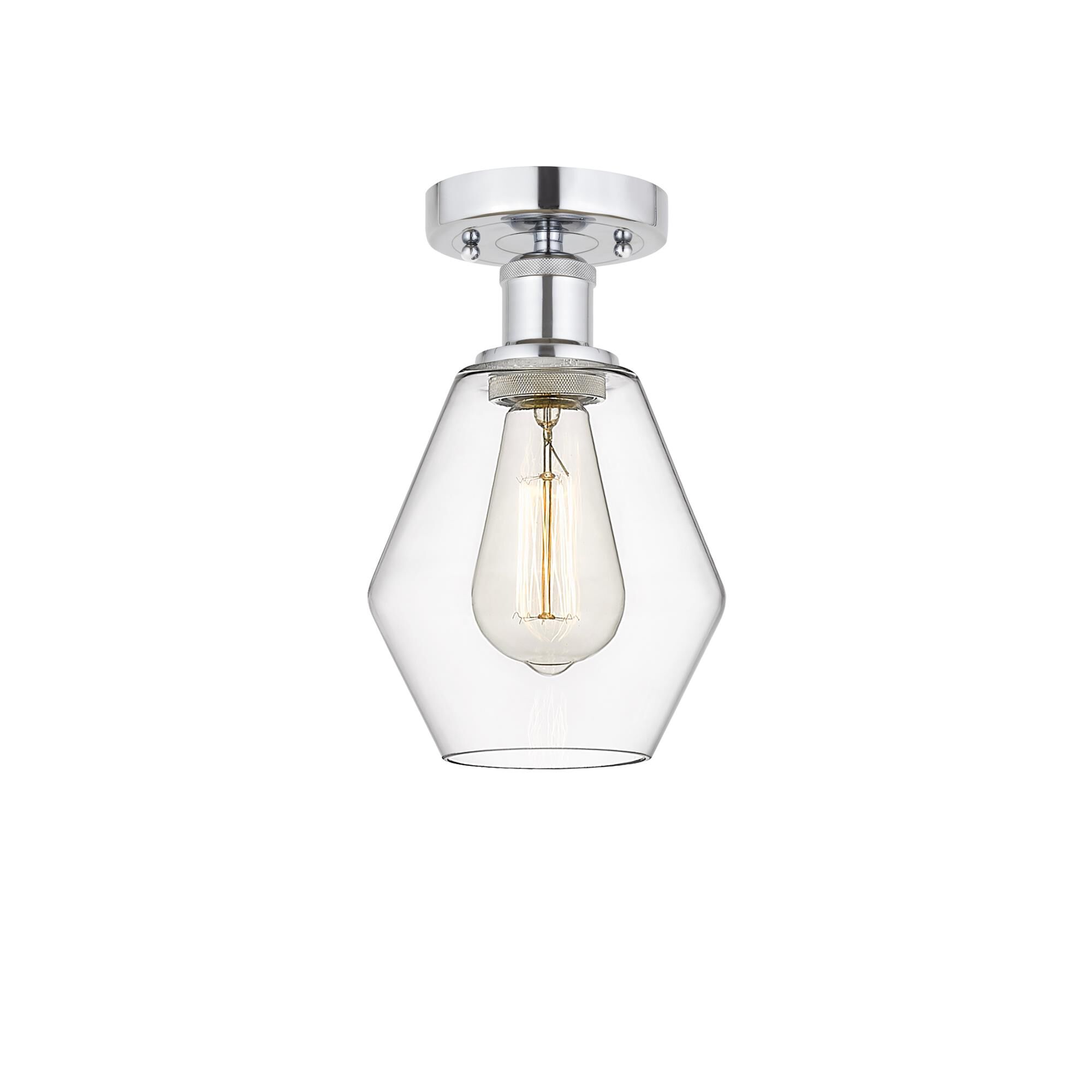 Bruno Marashlian Cindyrella 6 Inch 1 Light Semi Flush Mount by Innovations Lighting
