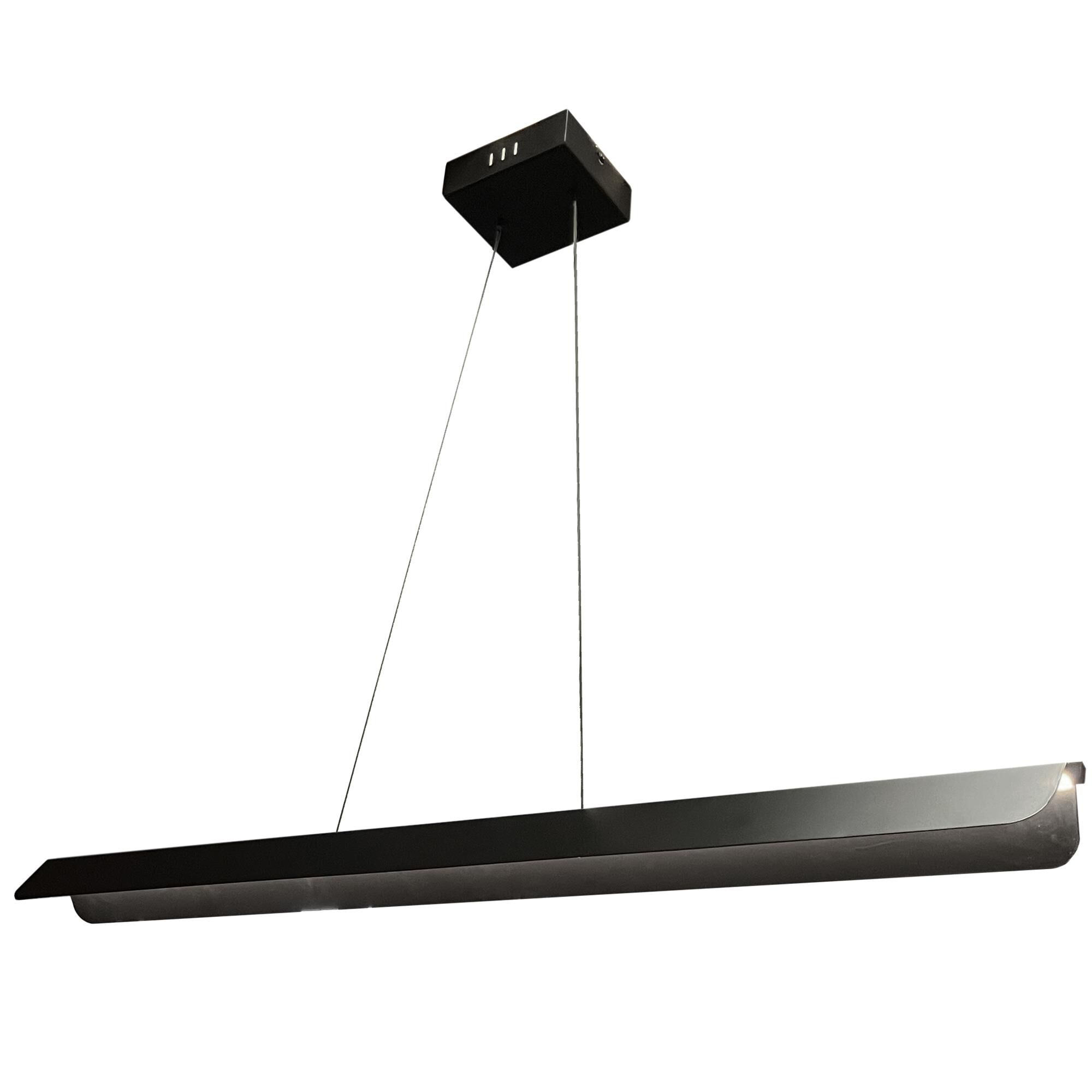 Shown in Matte Black finish and White shade