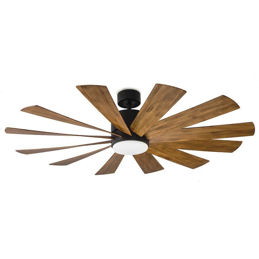 Windflower Outdoor Rated 60 Inch Ceiling Fan with Light Kit by Modern Forms