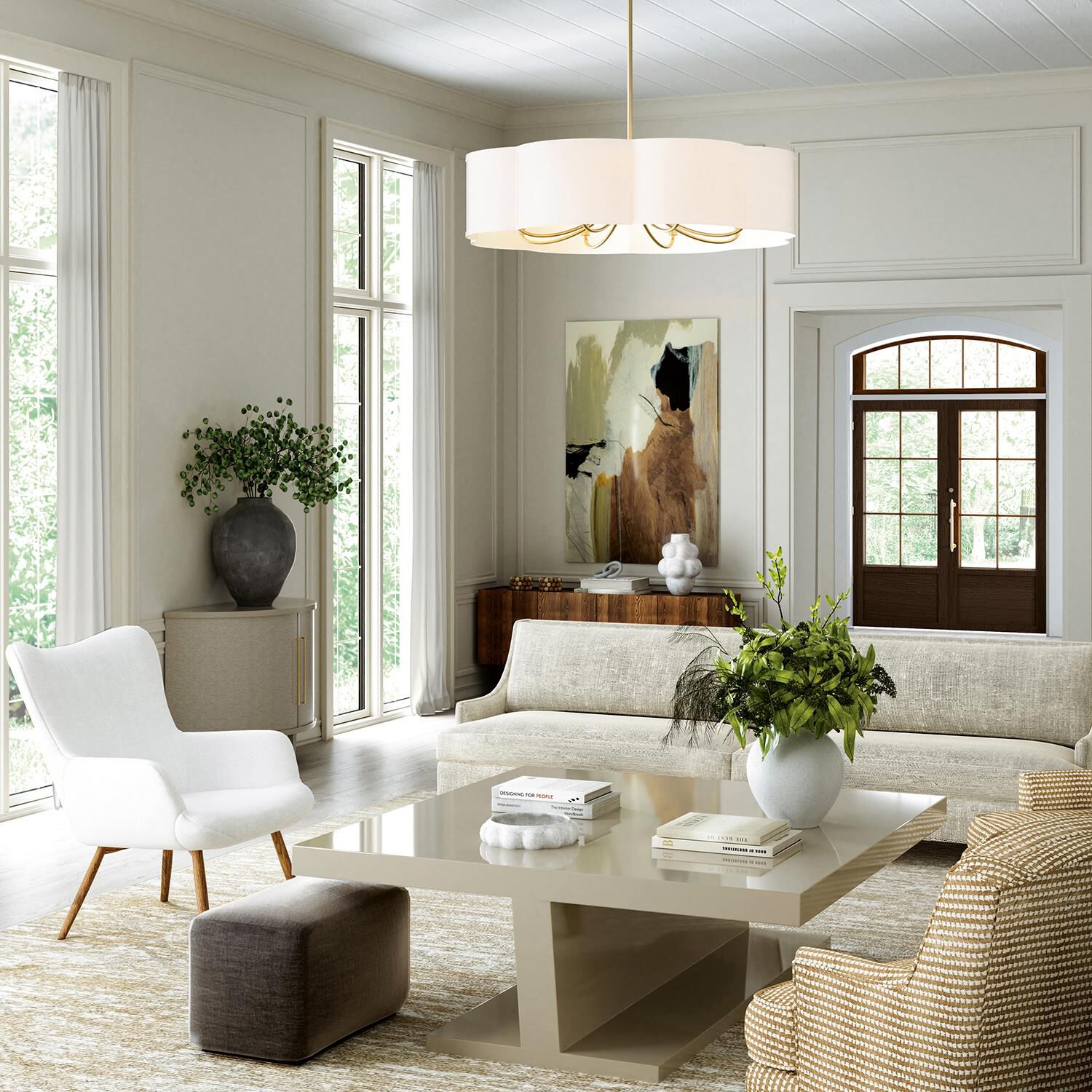 Sabine 36 Inch Chandelier by Capital Lighting Fixture Company