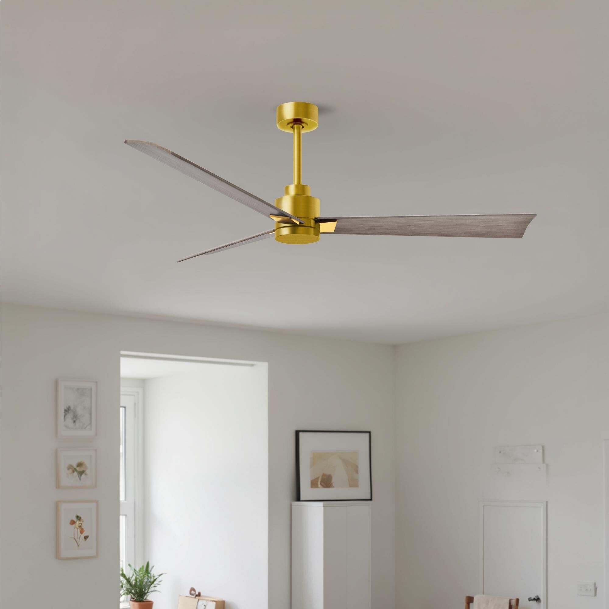 Shown in Brushed Brass finish