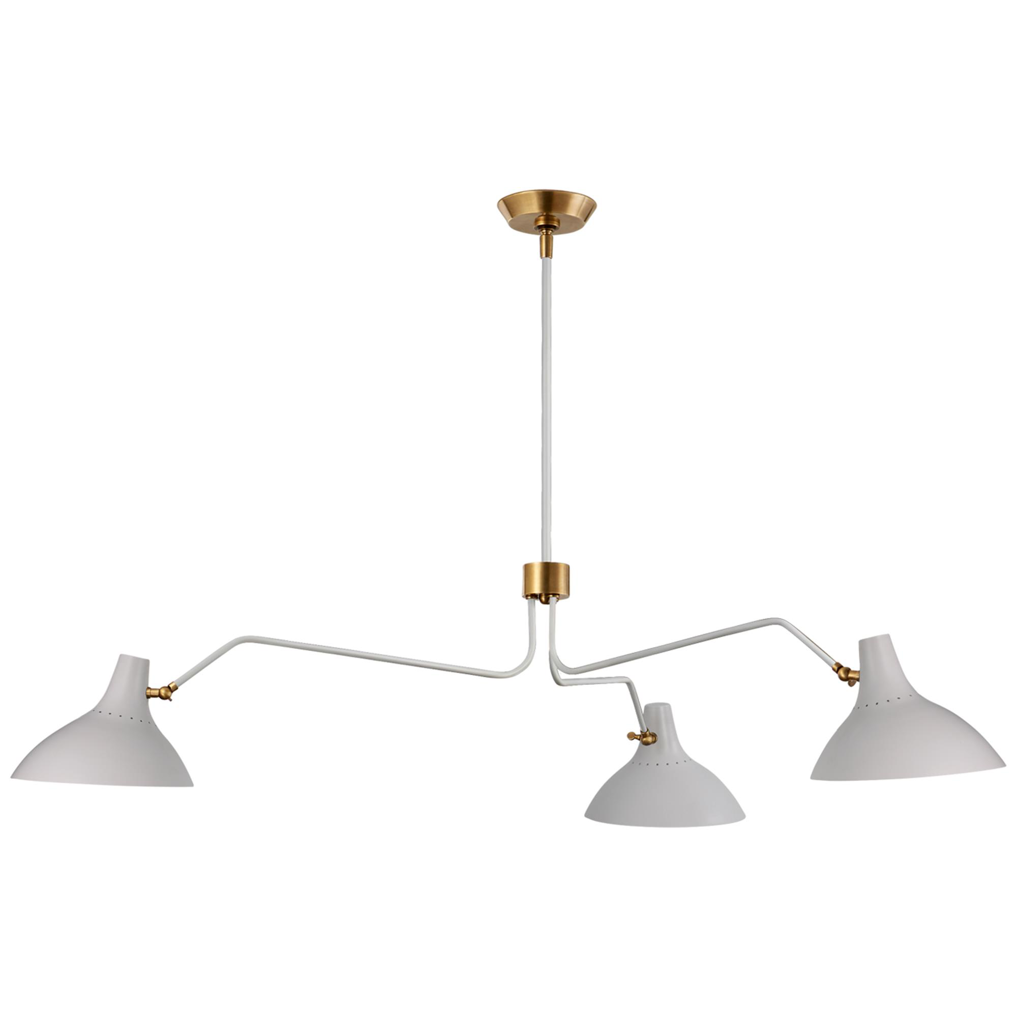 Shown in White finish and White shade