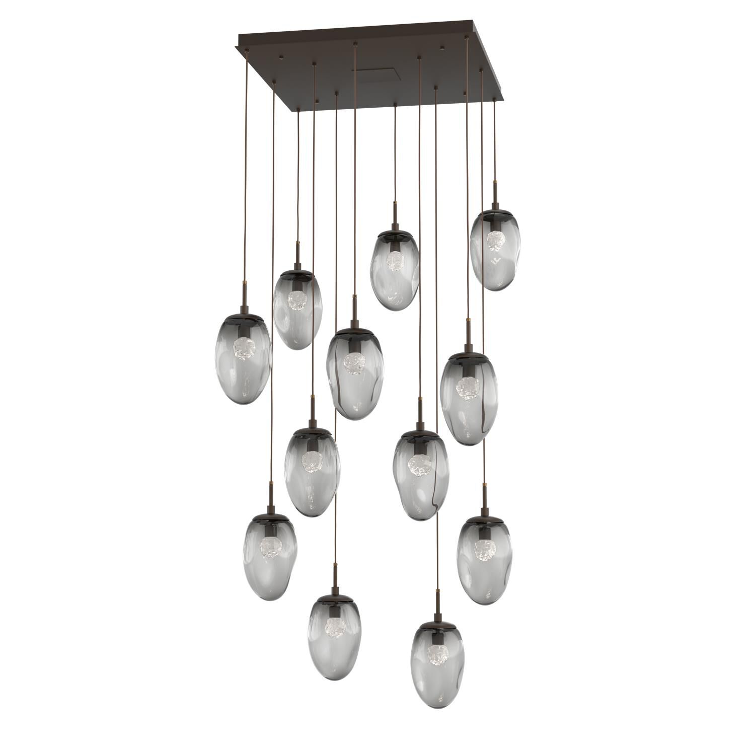 Levi Wilson Nebula 38 Inch 12 Light LED Multi Light Pendant by Hammerton Studio