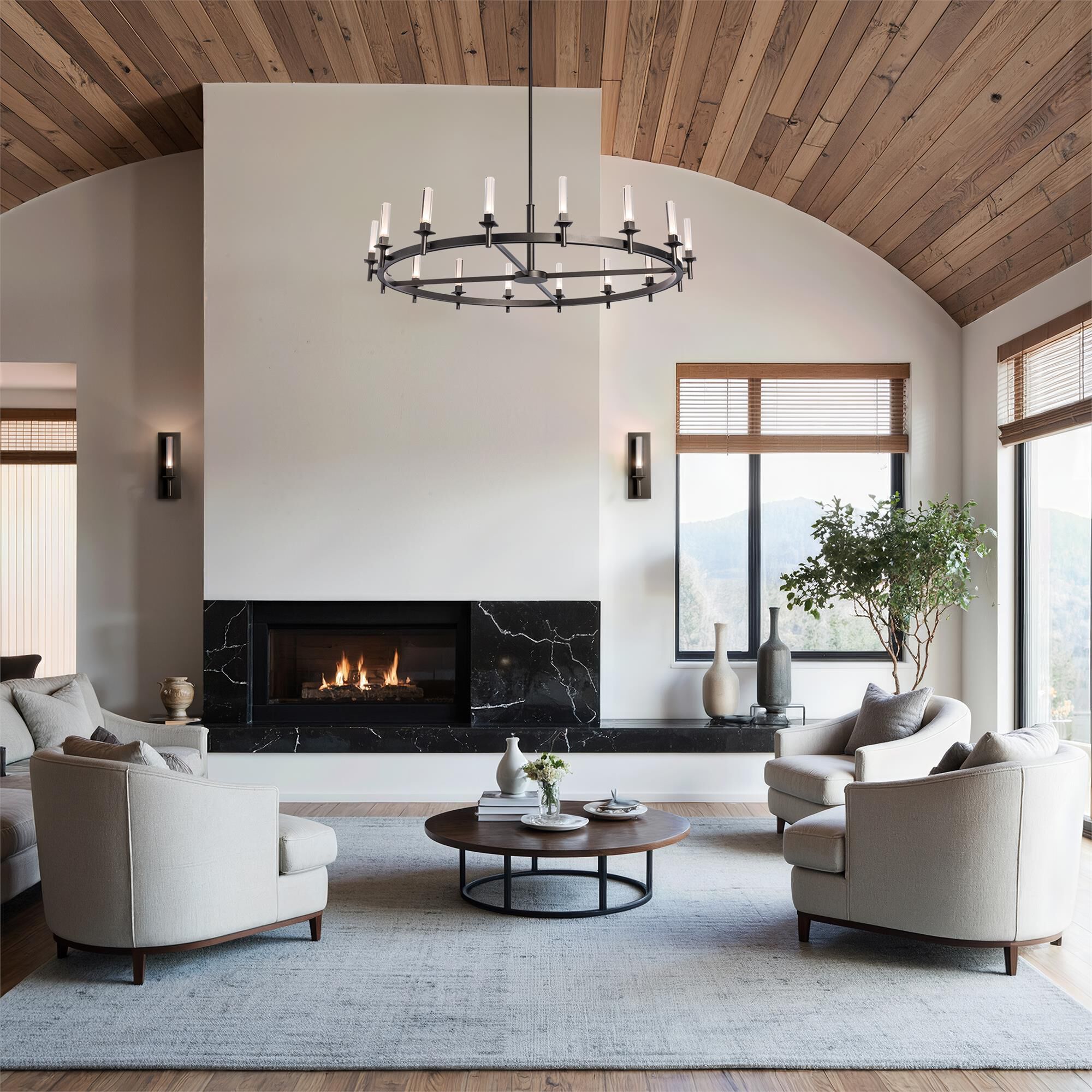 Windsor 60 Inch Chandelier by Hubbardton Forge