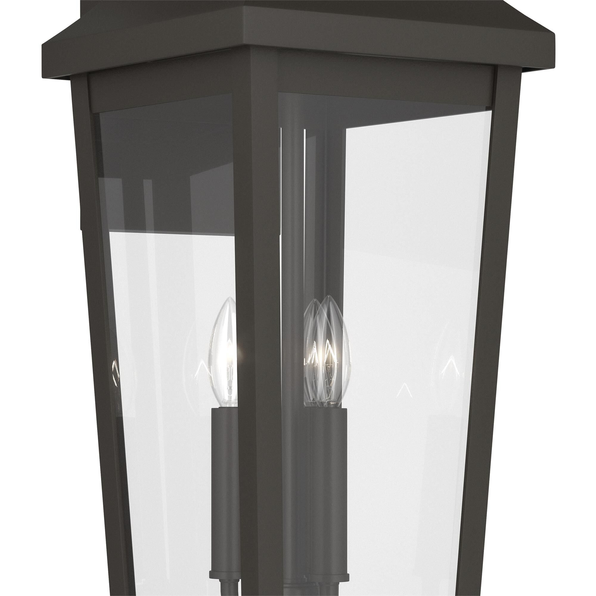 Shown in Olde Bronze finish and Clear glass