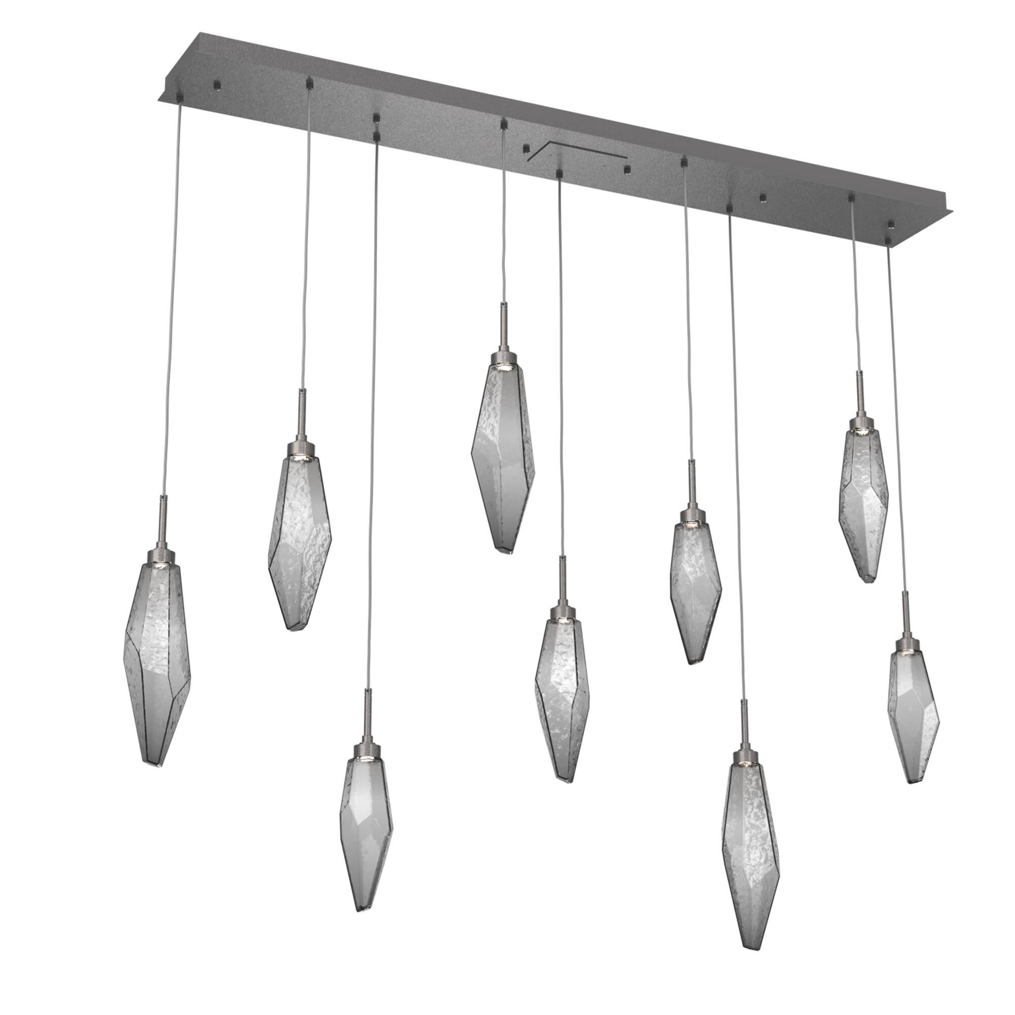 Shown in Graphite finish and Chilled Blown And Smoke glass