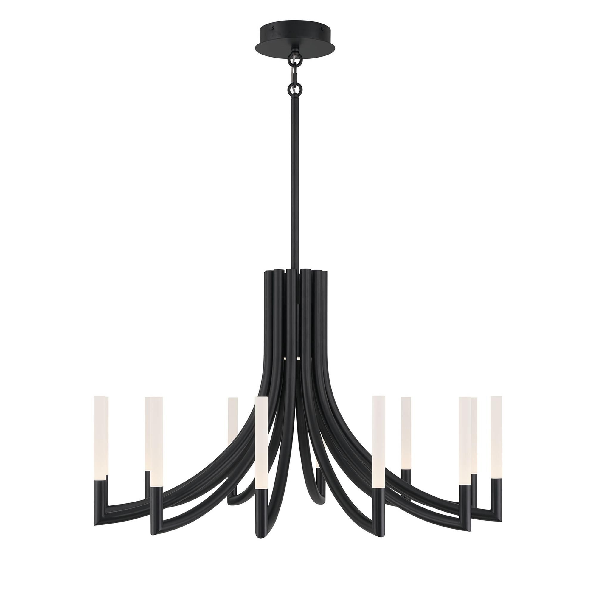 Shown in Black finish and Frosted Acrylic glass