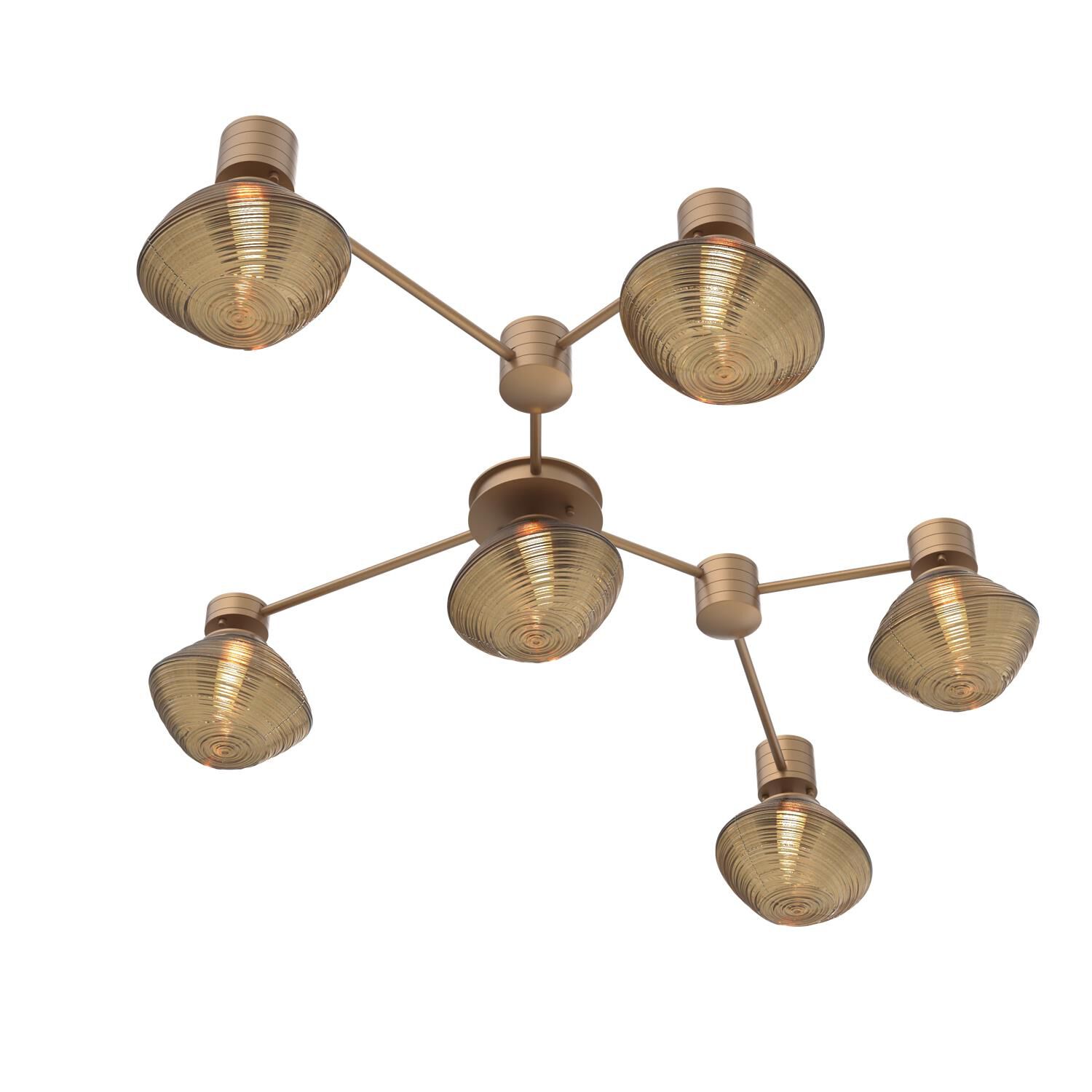 Levi Wilson Mesa 38 Inch Semi Flush Mount by Hammerton Studio