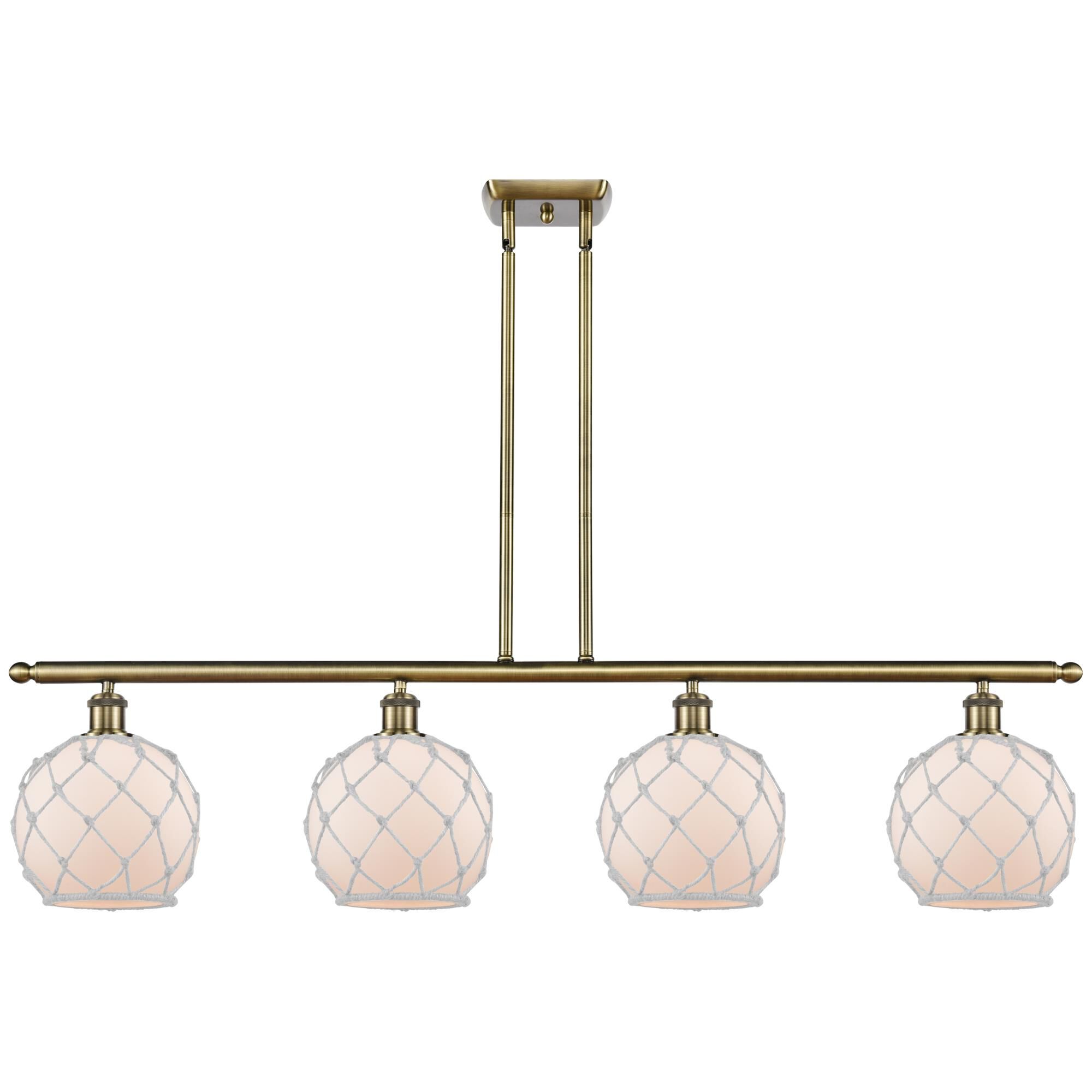 Bruno Marashlian Farmhouse Rope 48 Inch Linear Suspension Light by Innovations Lighting