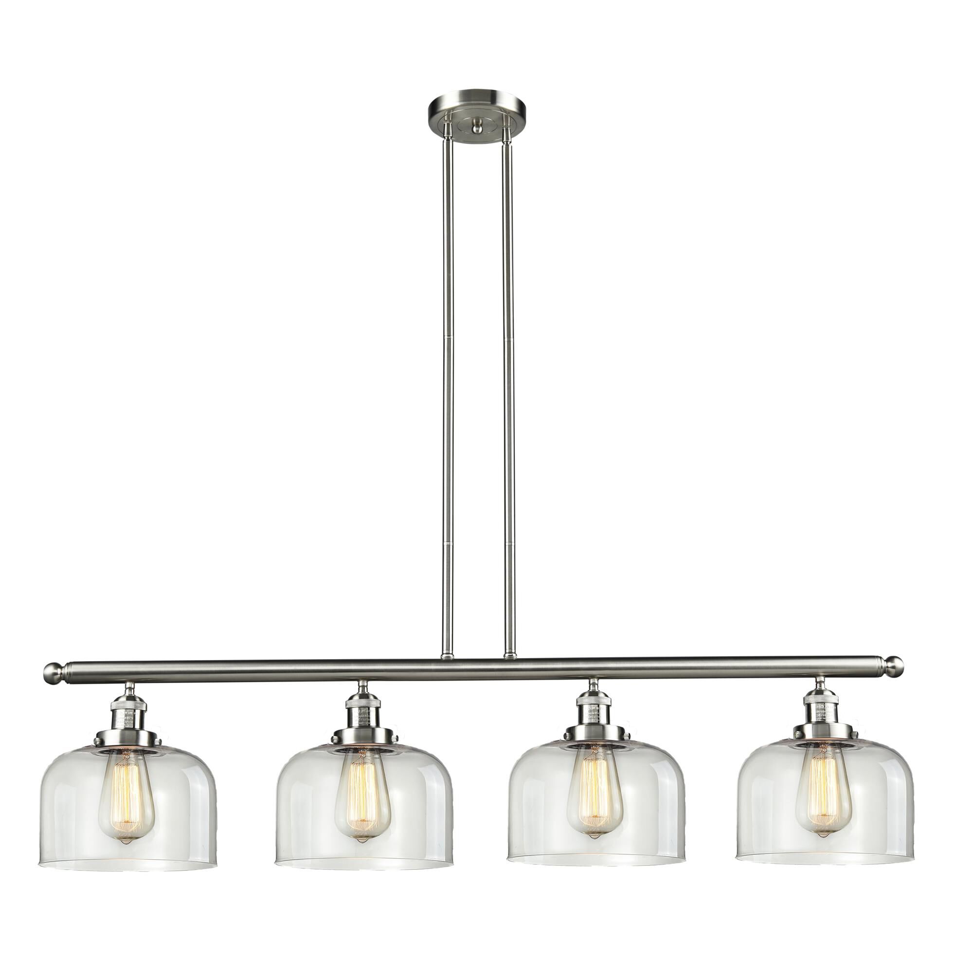 Bruno Marashlian Large Bell 48 Inch 4 Light LED Linear Suspension Light by Innovations Lighting