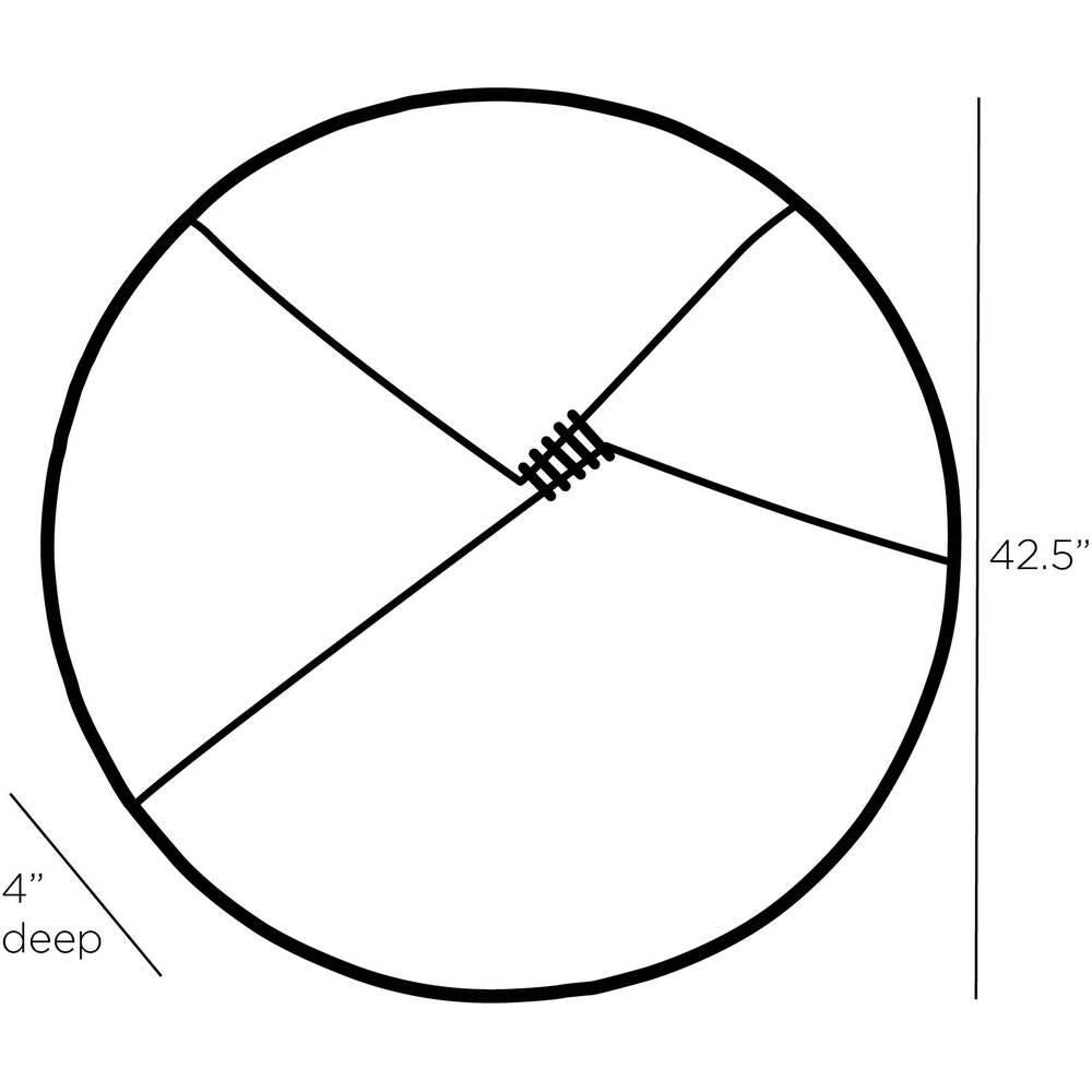 Virgil 43 Inch Alternative Wall Art by Arteriors Home