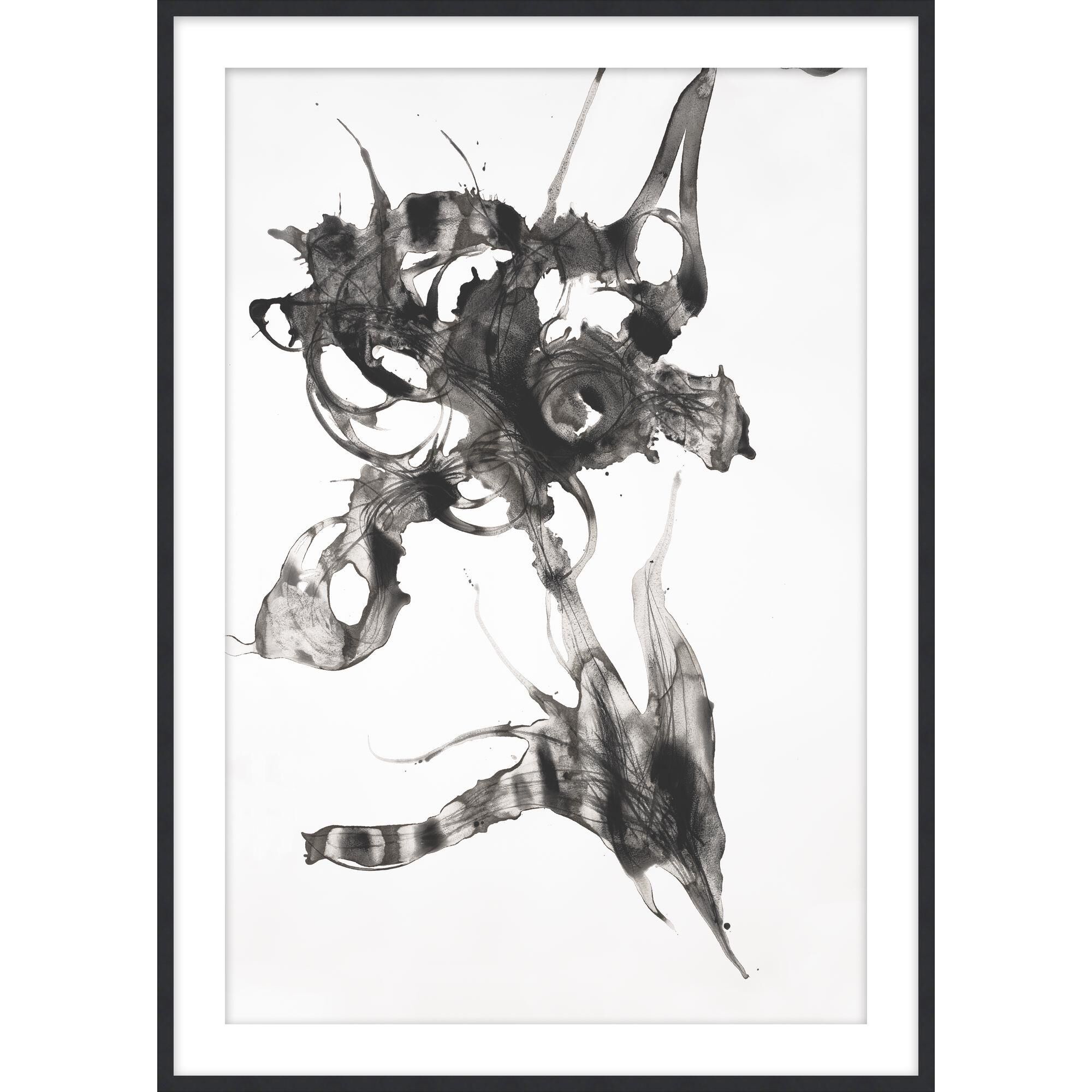 Inky Blooms Print by Level57