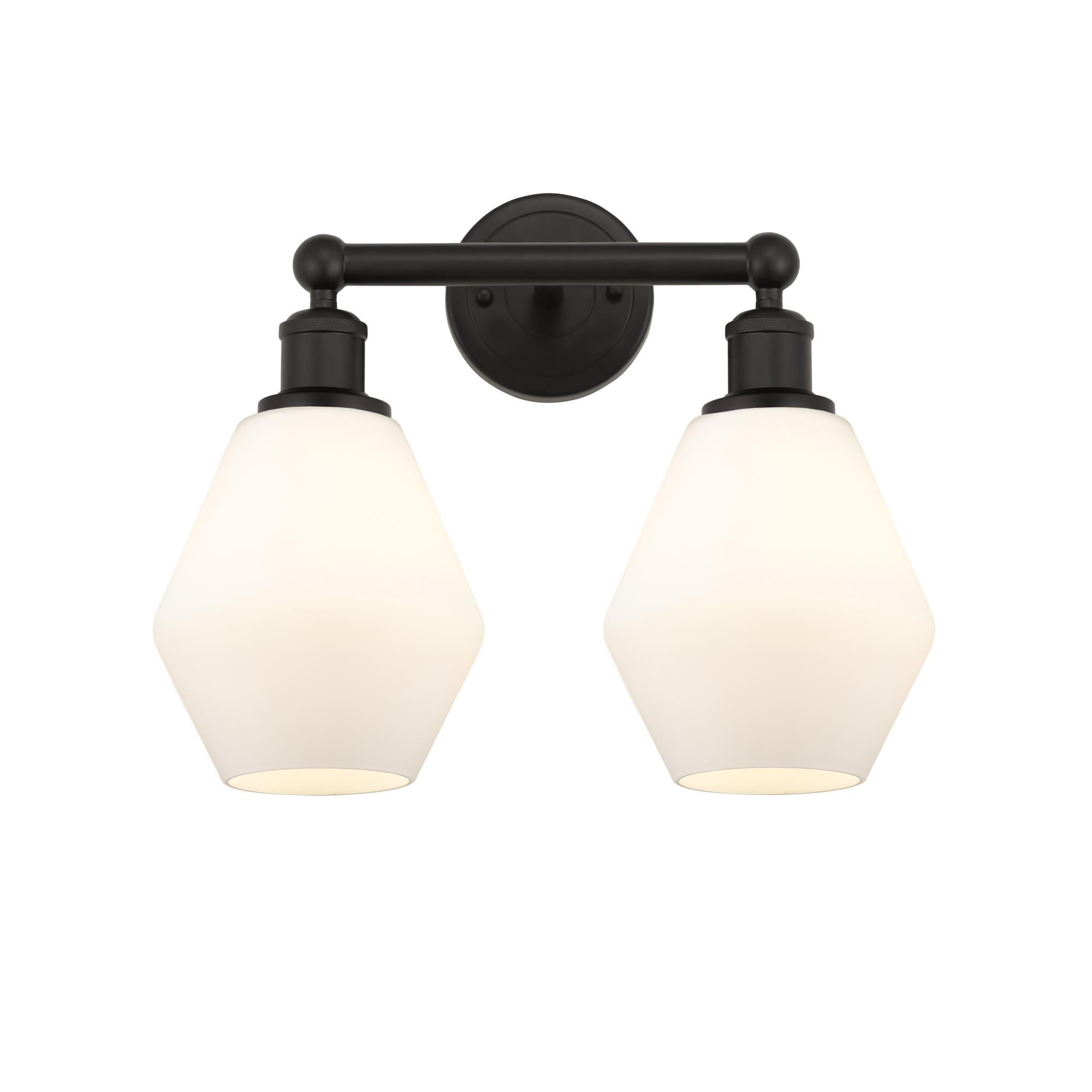 Shown in Oil Rubbed Bronze, Cased Matte White finish and Cased Matte White glass and Cased Matte White Glass shade