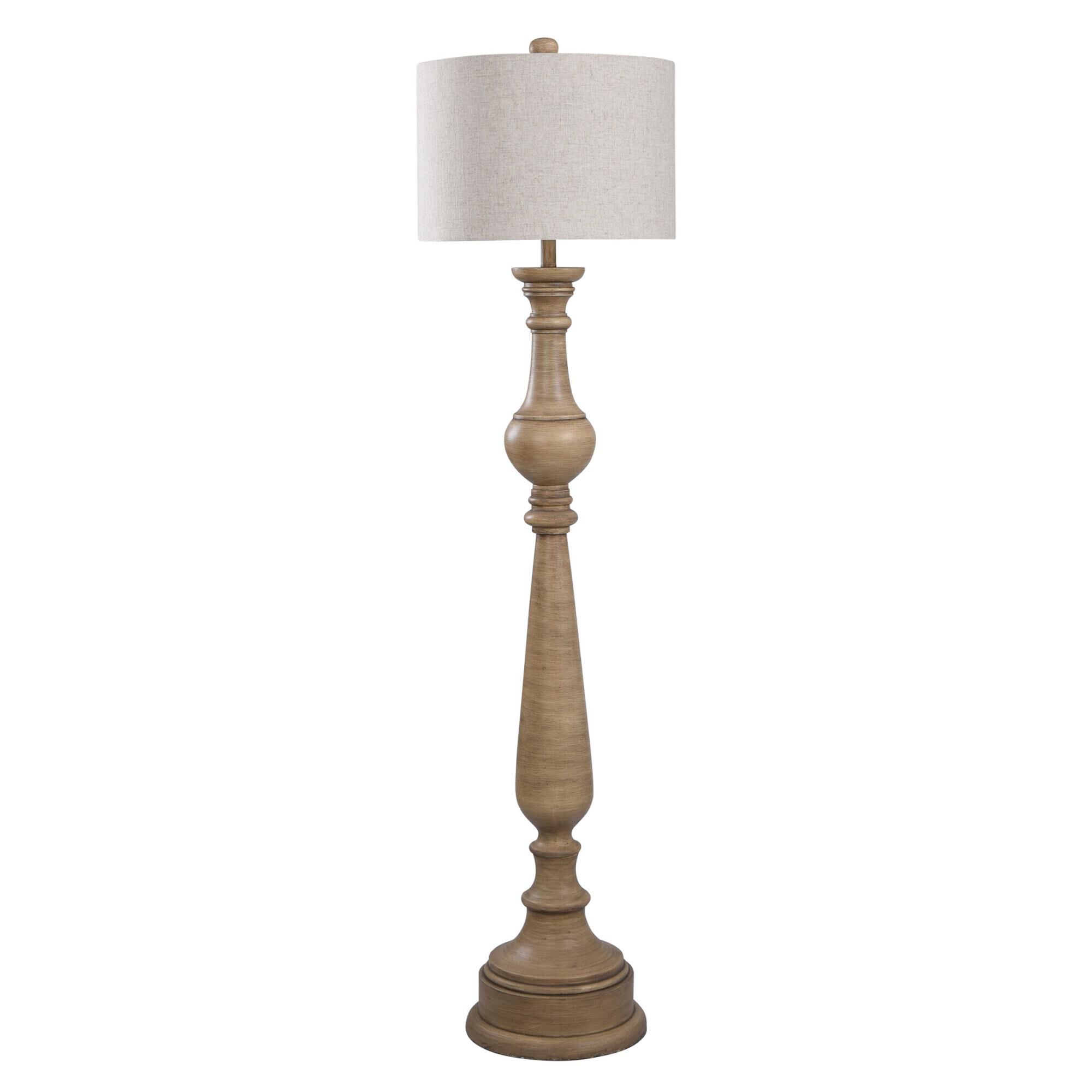 Light Taupe 66 Inch Floor Lamp by Stylecraft