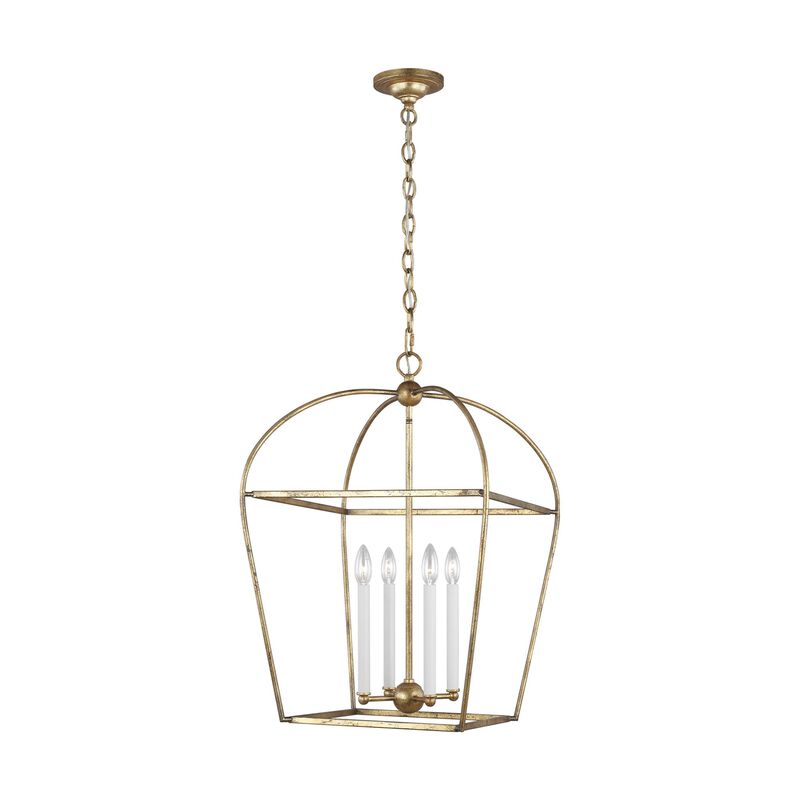 Chapman & Myers Stonington Medium Lantern Pendant by Visual Comfort Studio