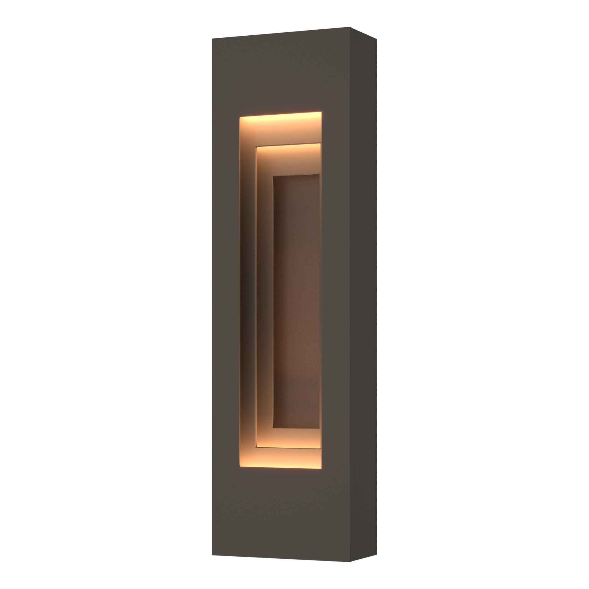 Shown in Coastal Dark Smoke finish and Coastal Bronze Aluminum shade