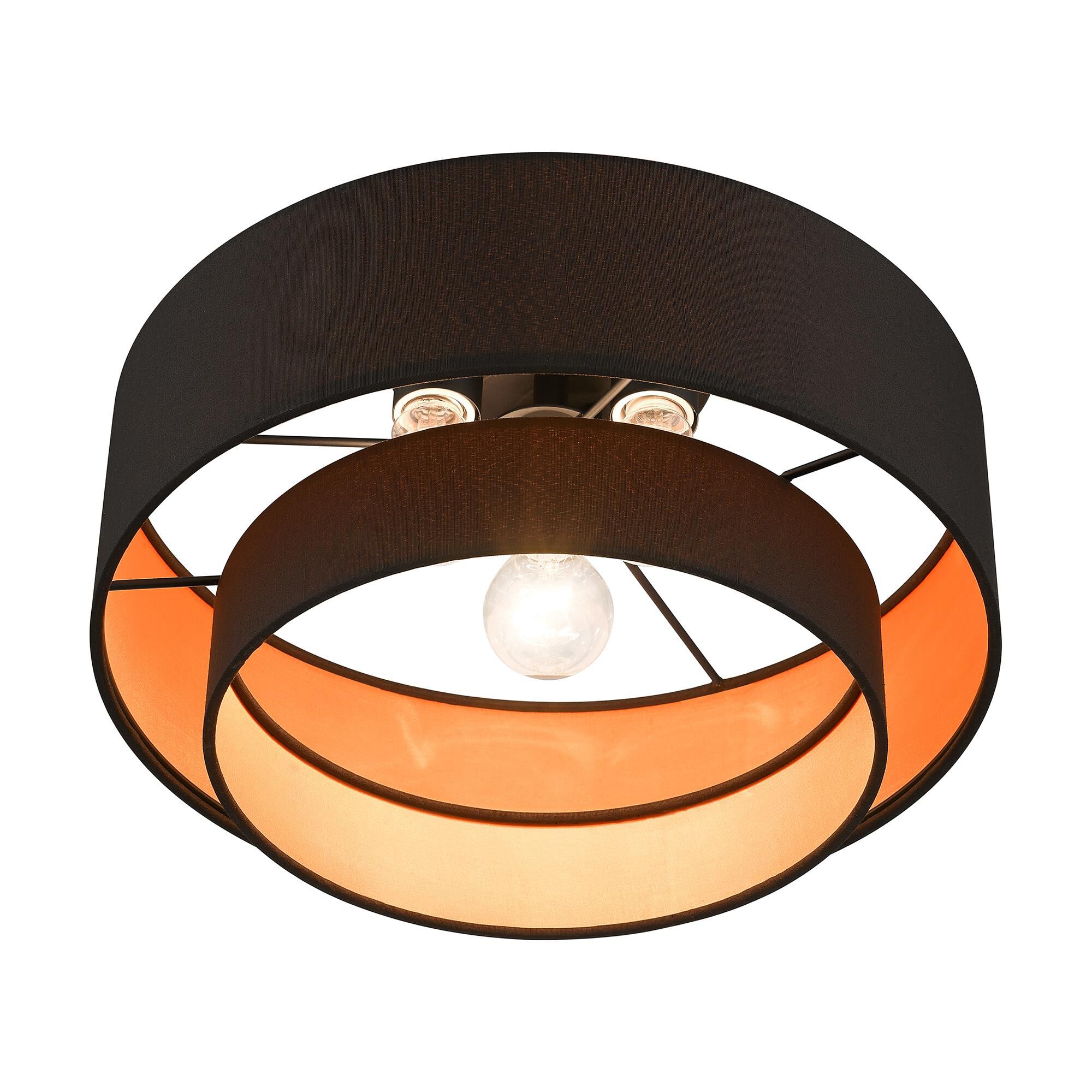 Sentosa 15 Inch 3 Light Semi Flush Mount by Livex Lighting