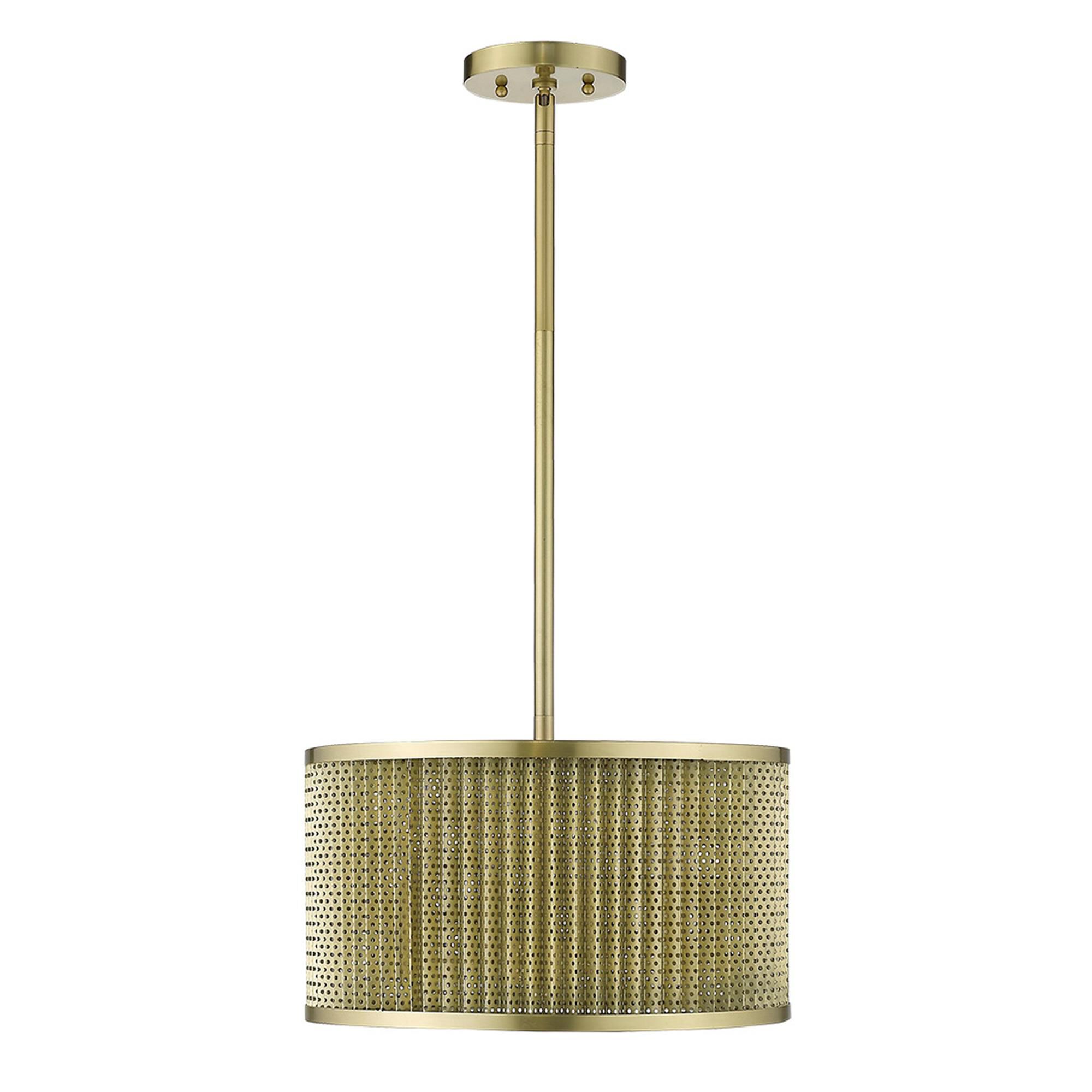 Shown in Gold finish and Gold glass and Gold Metal Drum Shaped s shade