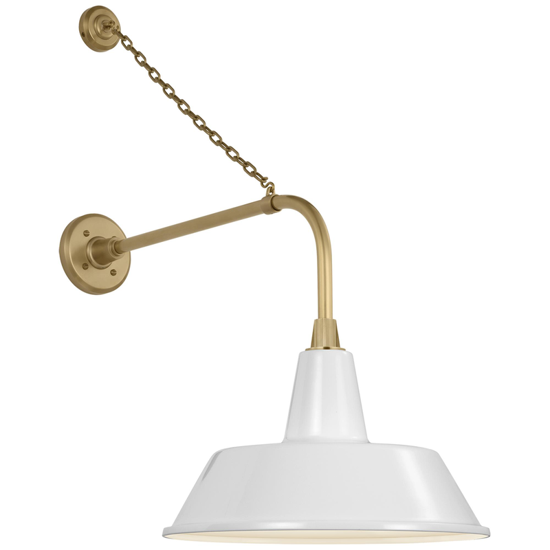 Thomas O'Brien Academy Barn Light 33 Inch Outdoor Wall Light by Visual Comfort Signature Collection