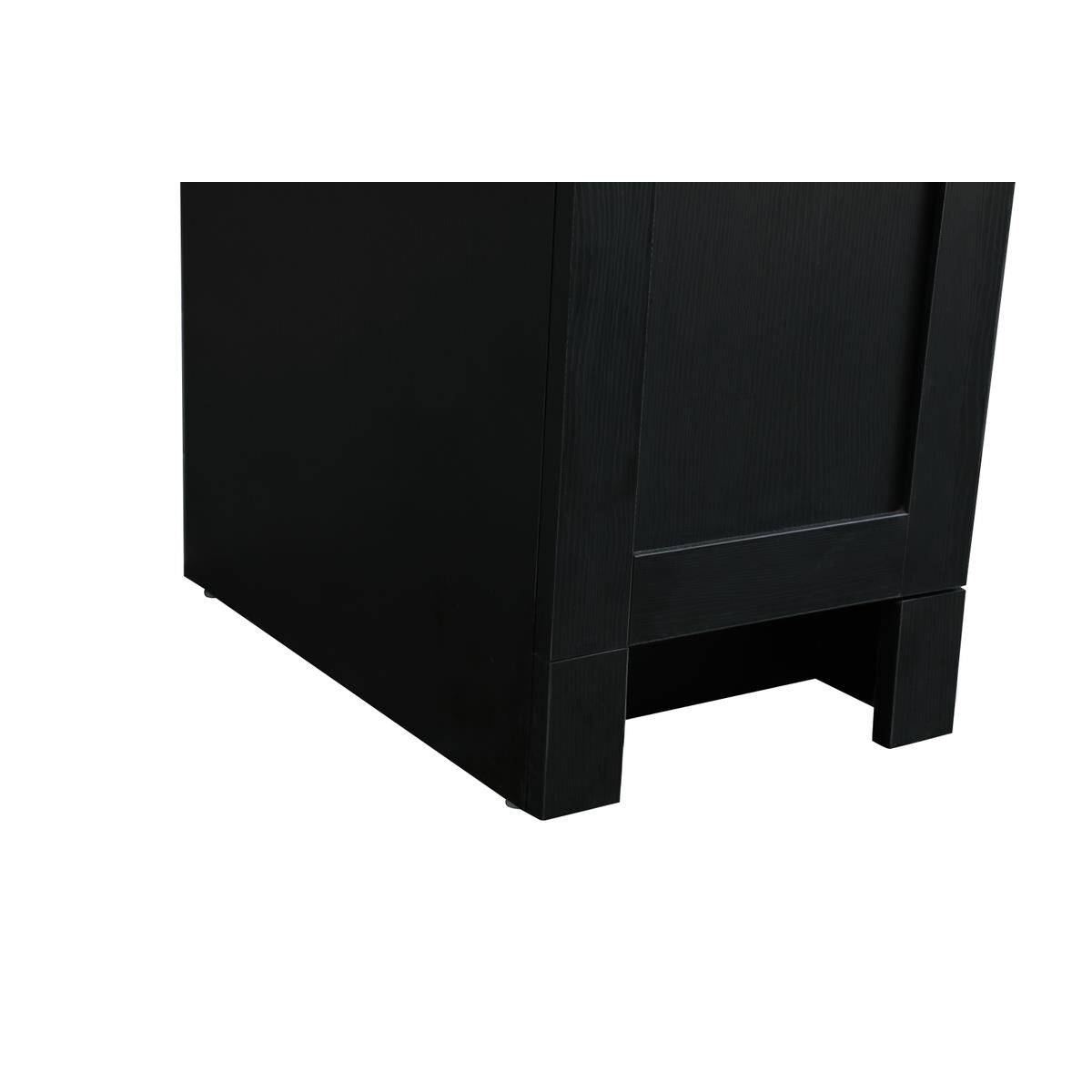 Shown in Black finish