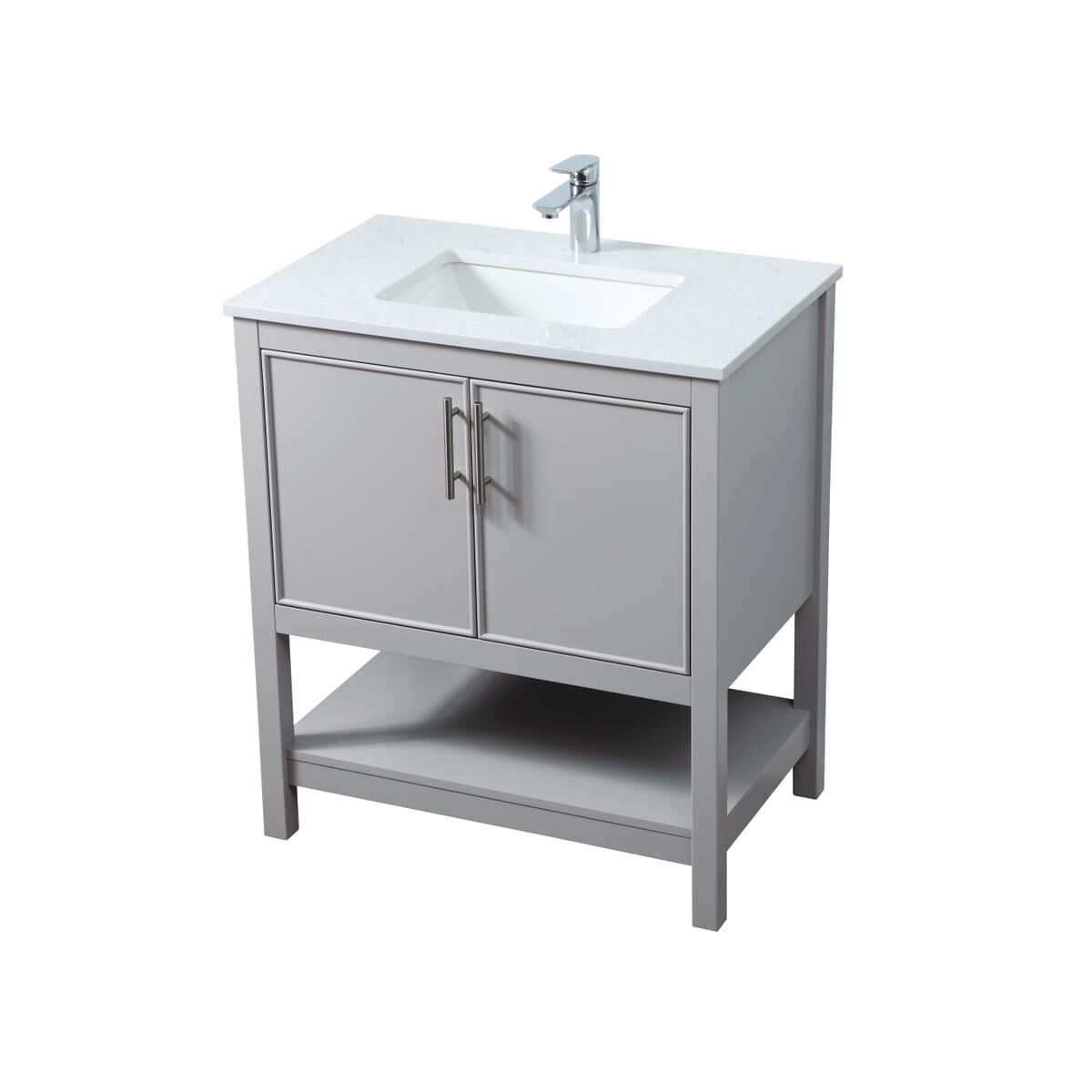 Shown in Grey finish