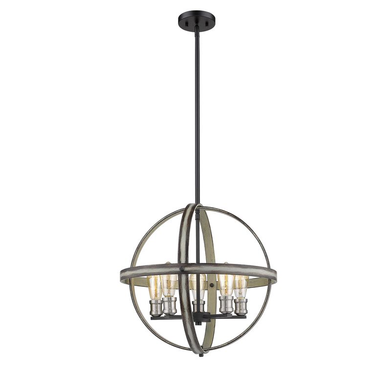 Kirkland 20 Inch 5 Light Chandelier by Z-Lite