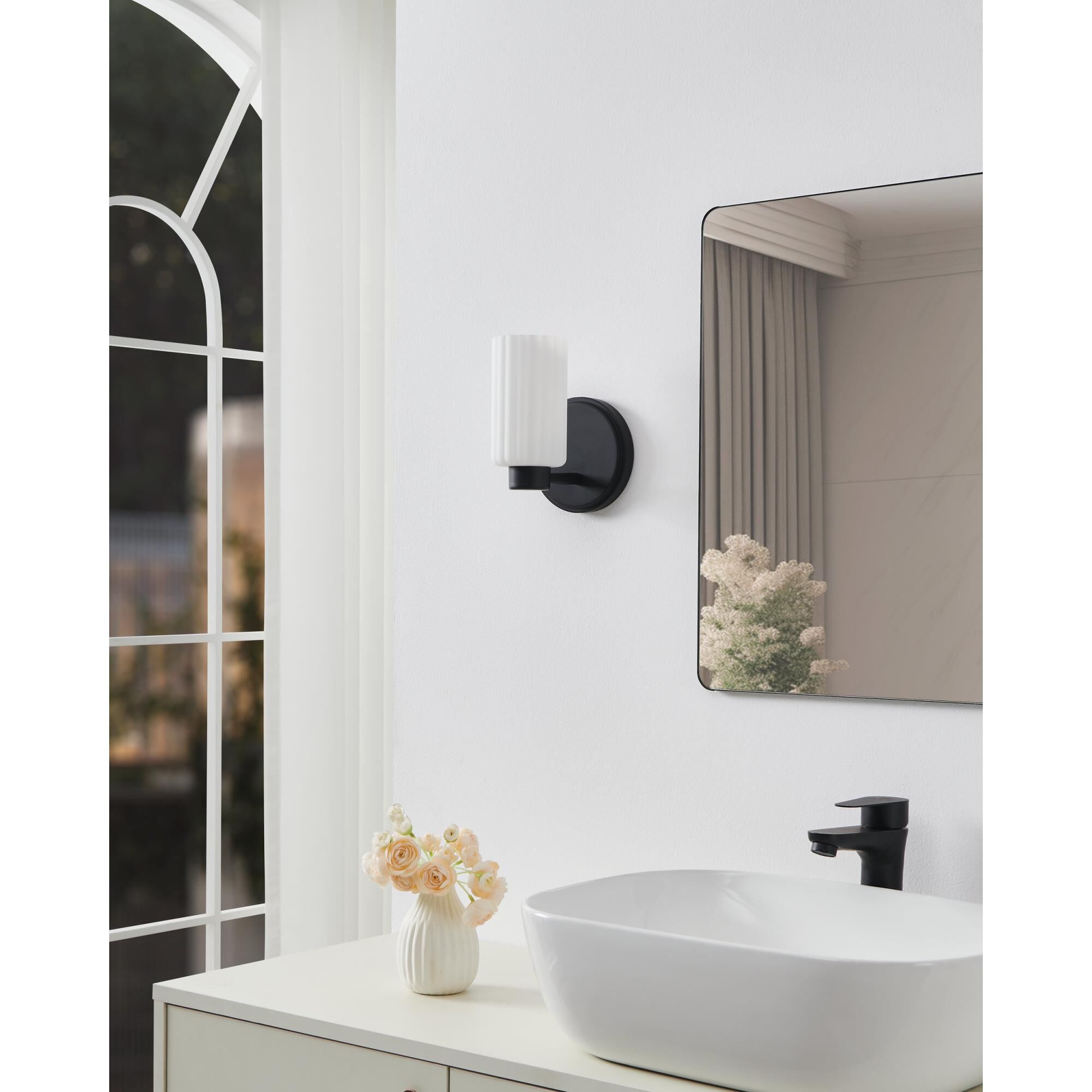 Bedminster 5 Inch Bath Vanity Light by Eglo Lighting