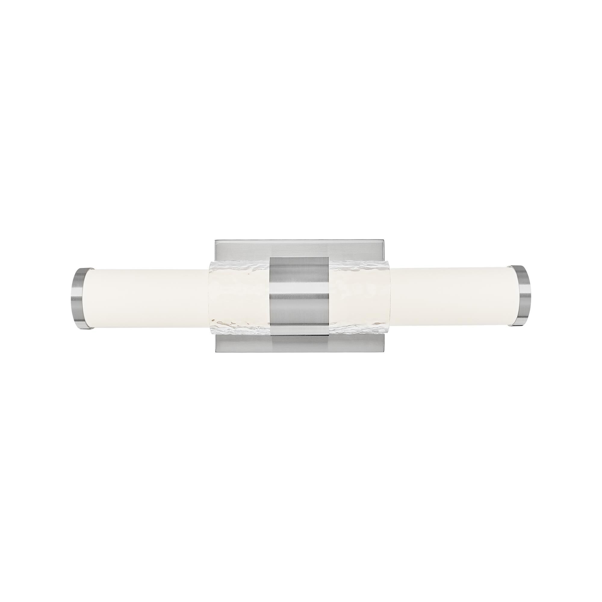 Shown in Brushed Nickel finish and Matte Opal glass and Matte Opal shade